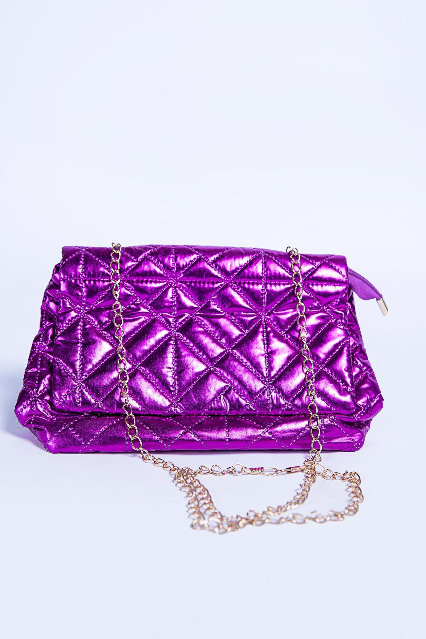 Quilted Metallic Pouch | ABG-W23-19