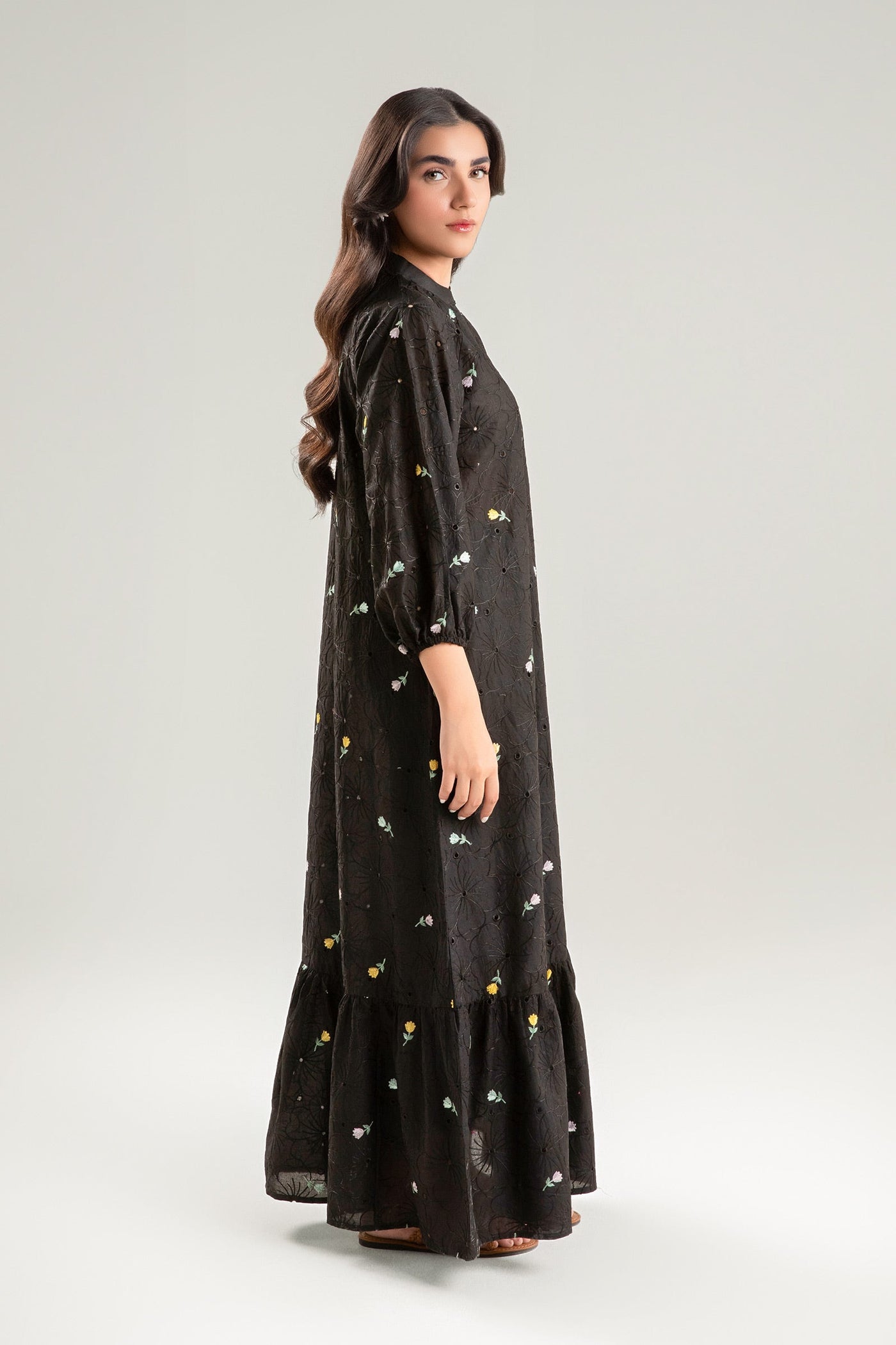 Embroidered Lawn Dress | MB-CS25-201-B