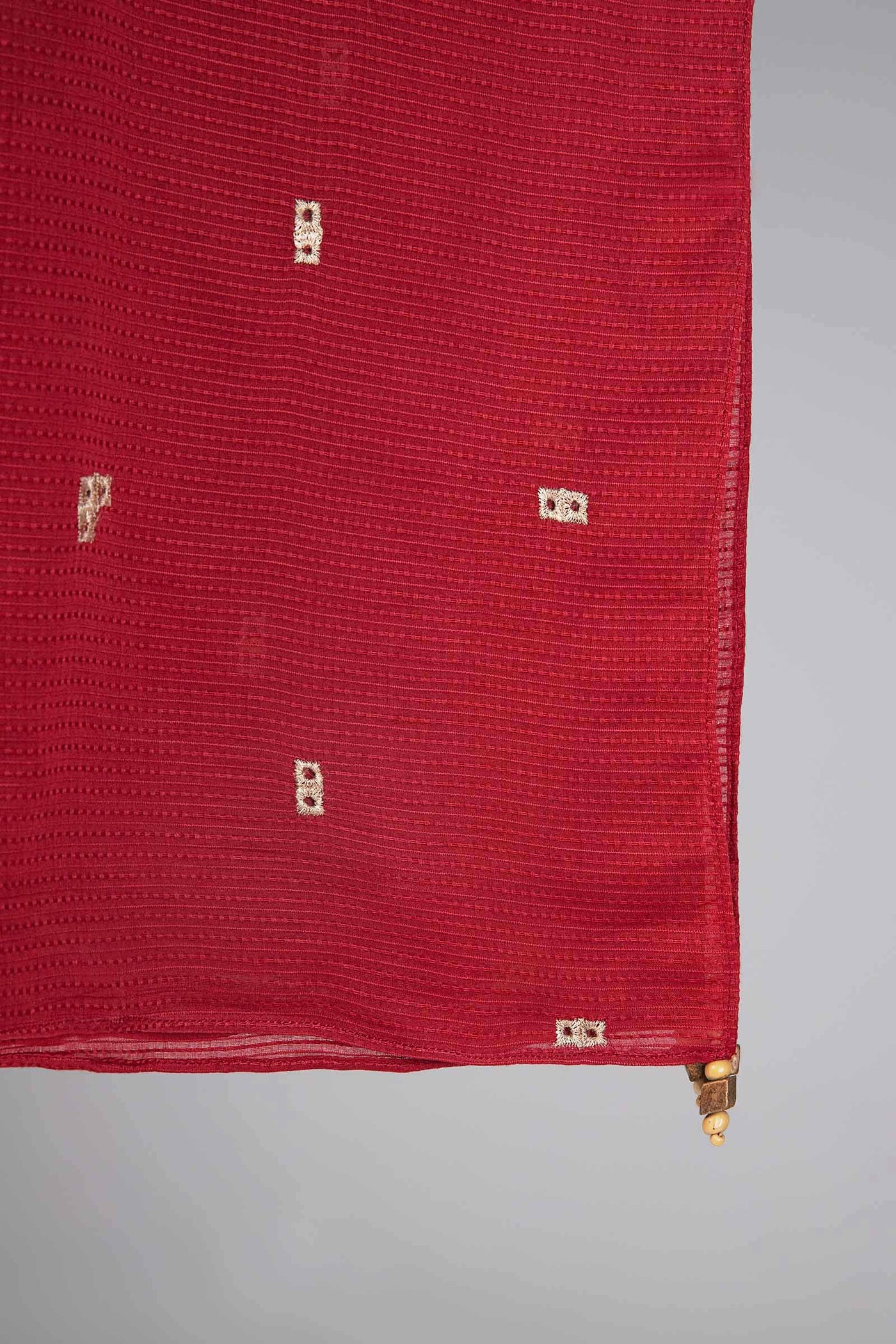 Embroidered Textured Voile Dupatta | MB-CS25-25