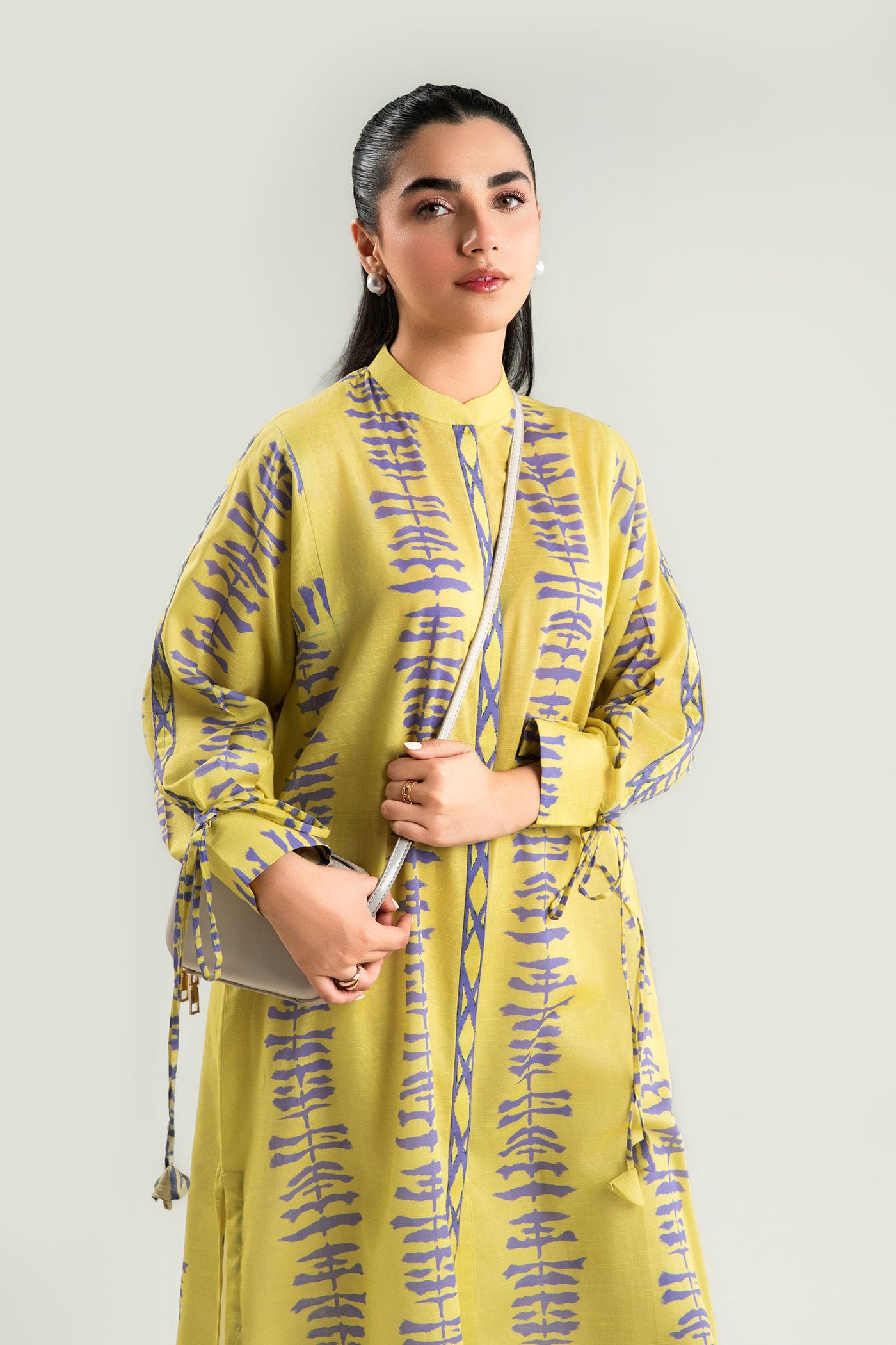 Printed Slub Lawn Tunic | MB-CS25-71