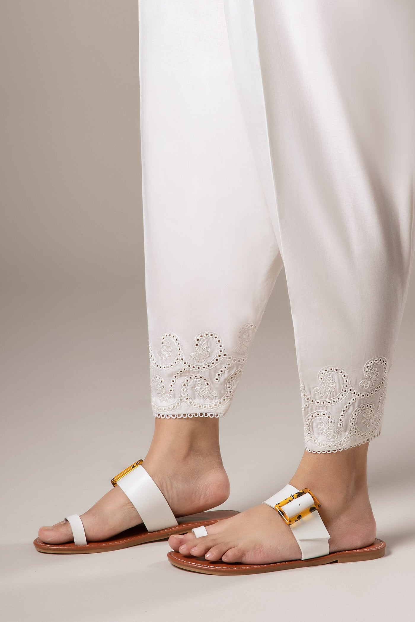 Embroidered Cambric Shalwar | MB-CS25-7