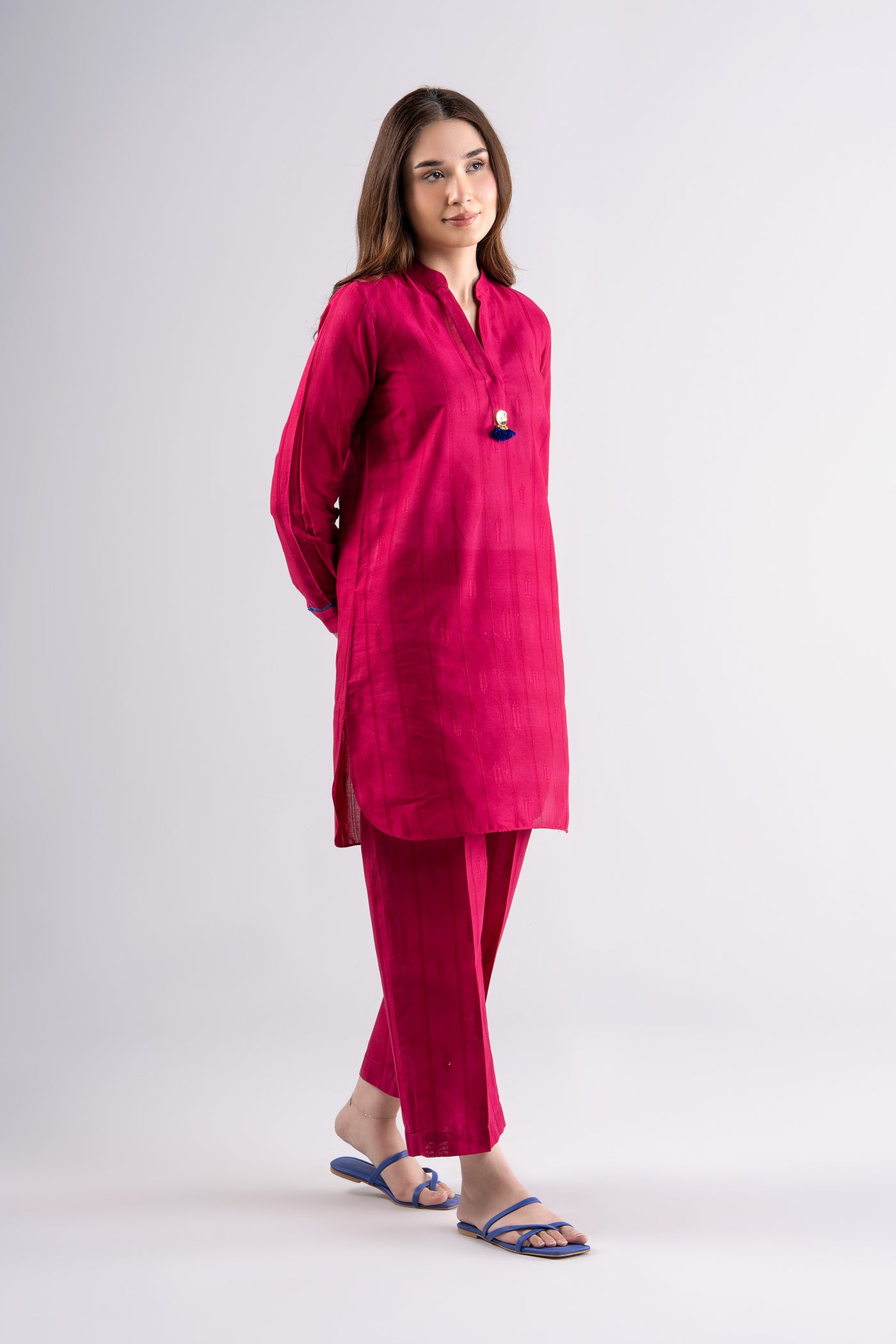 2 Pc Dyed Textured Suit | MB-CS25-92