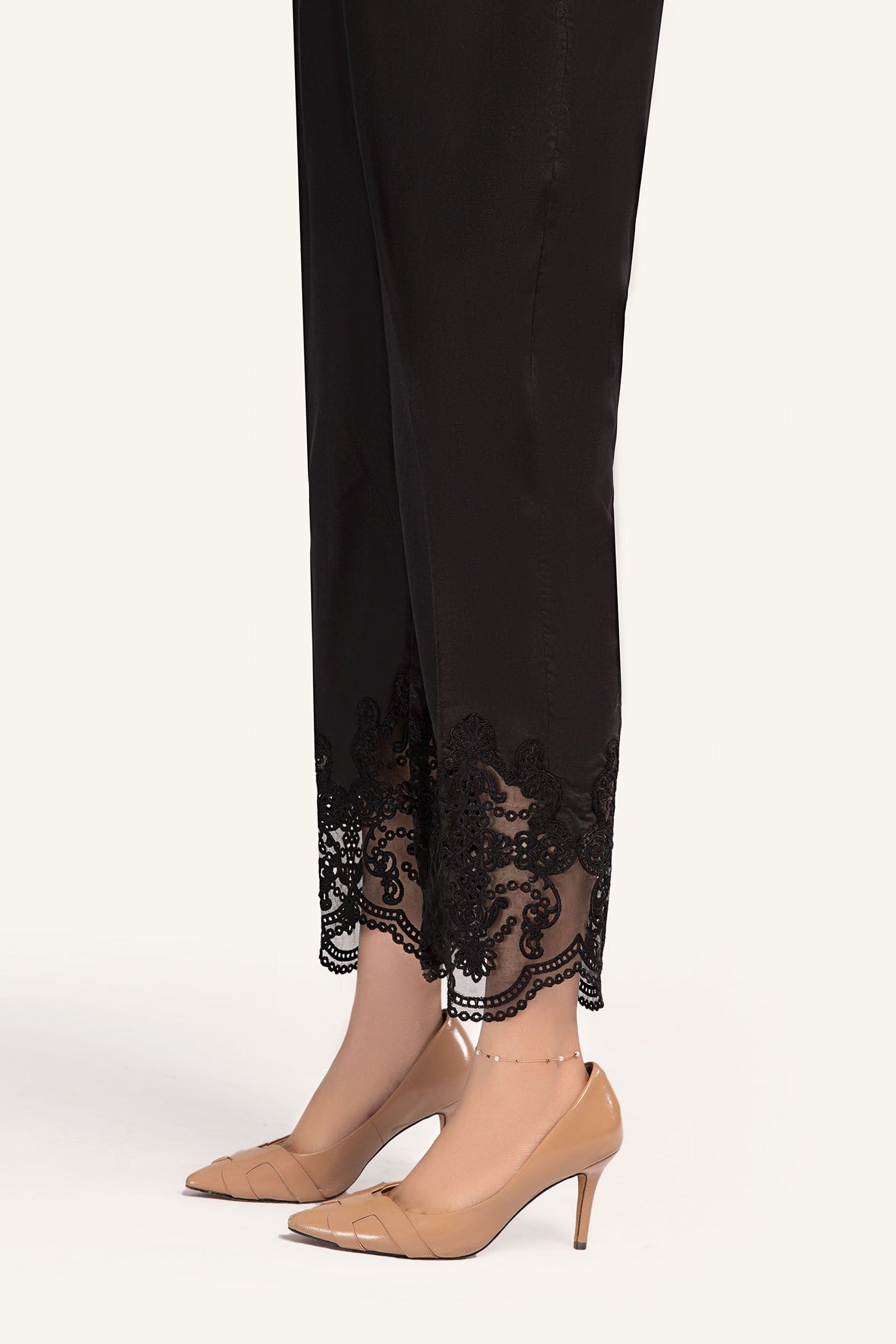 Embroidered Cambric Trouser | MB-EA23-164