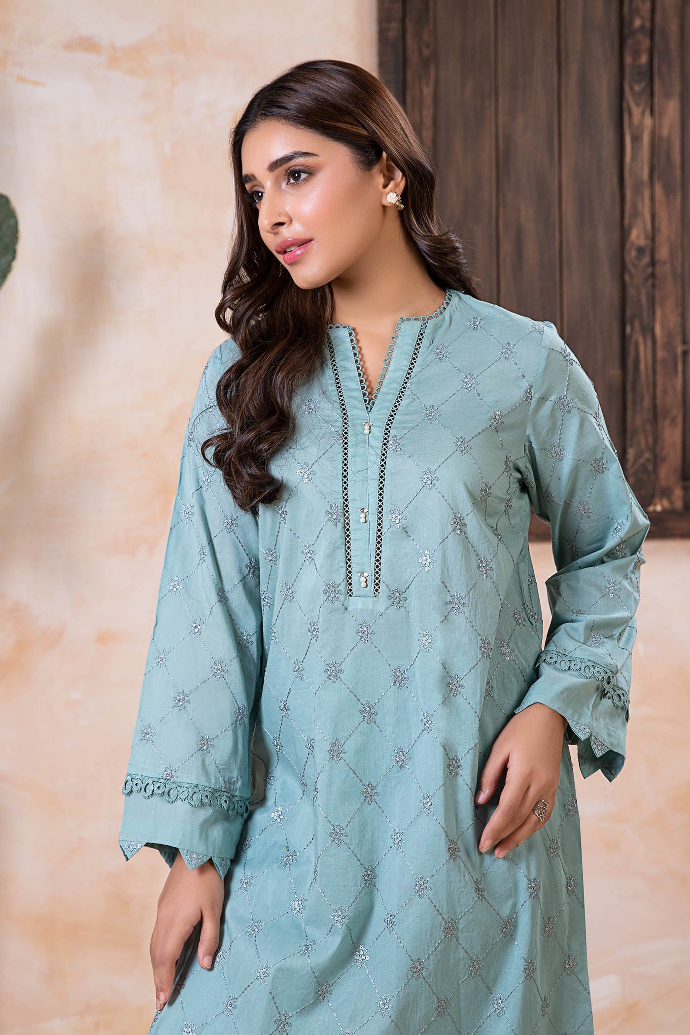 2 Piece Embroidered Lawn Suit | MB-EA24-15