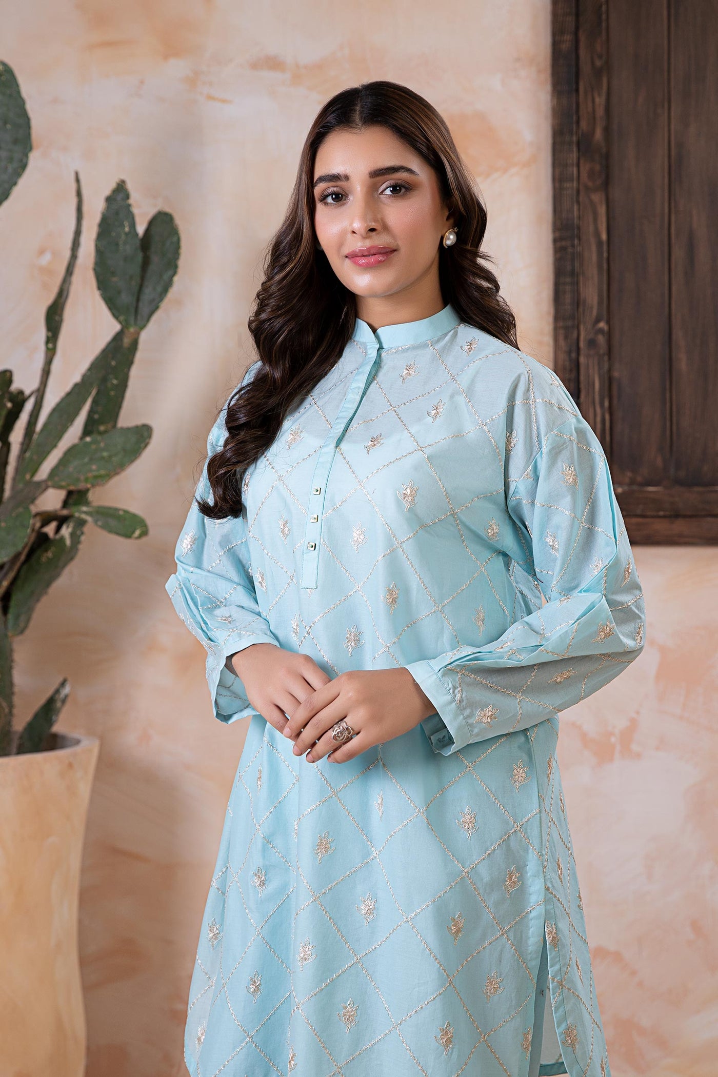 2 Piece Embroidered Lawn Suit | MB-EA24-21