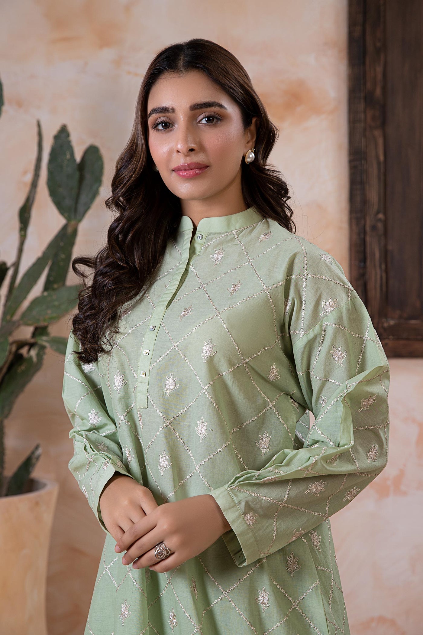 2 Piece Embroidered Lawn Suit | MB-EA24-21