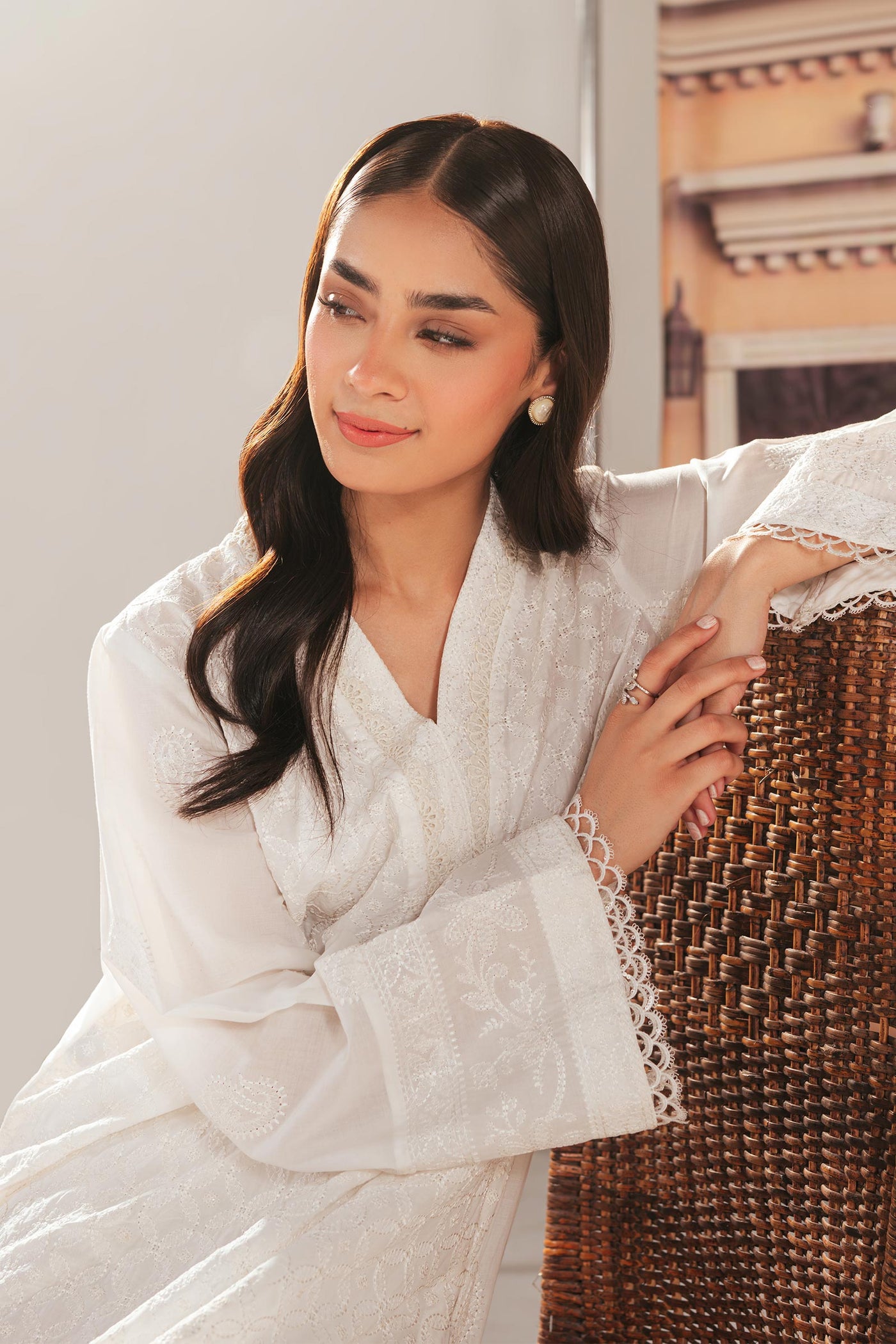 Embroidered Lawn Kurta | MB-EA24-22