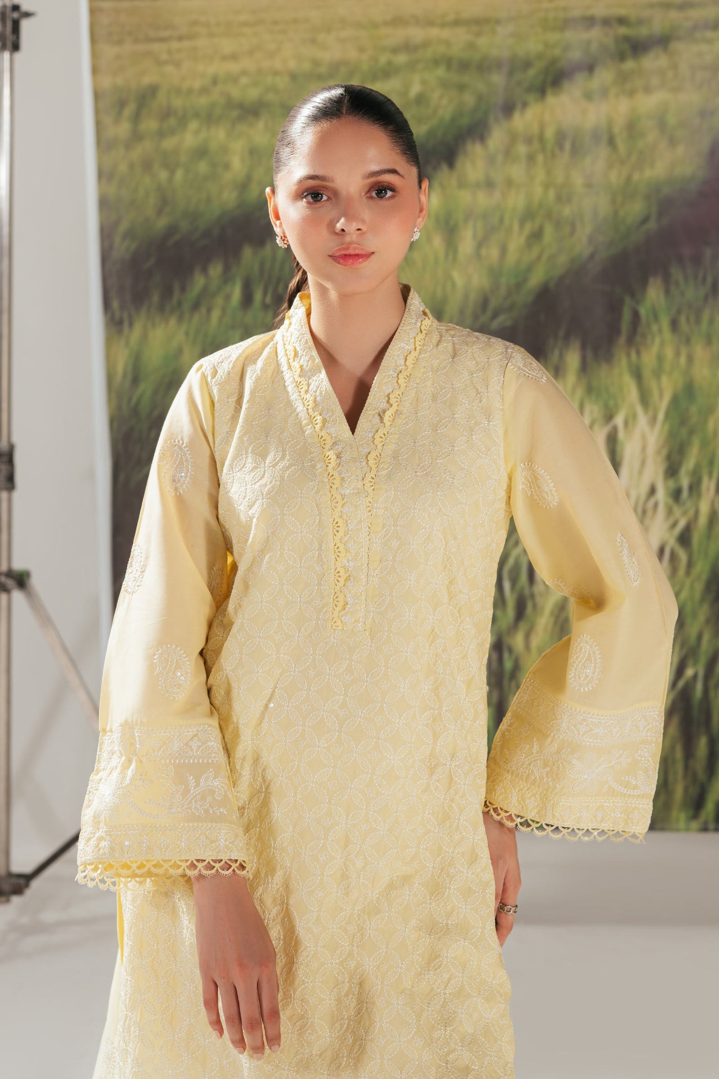 Embroidered Lawn Kurta | MB-EA24-22