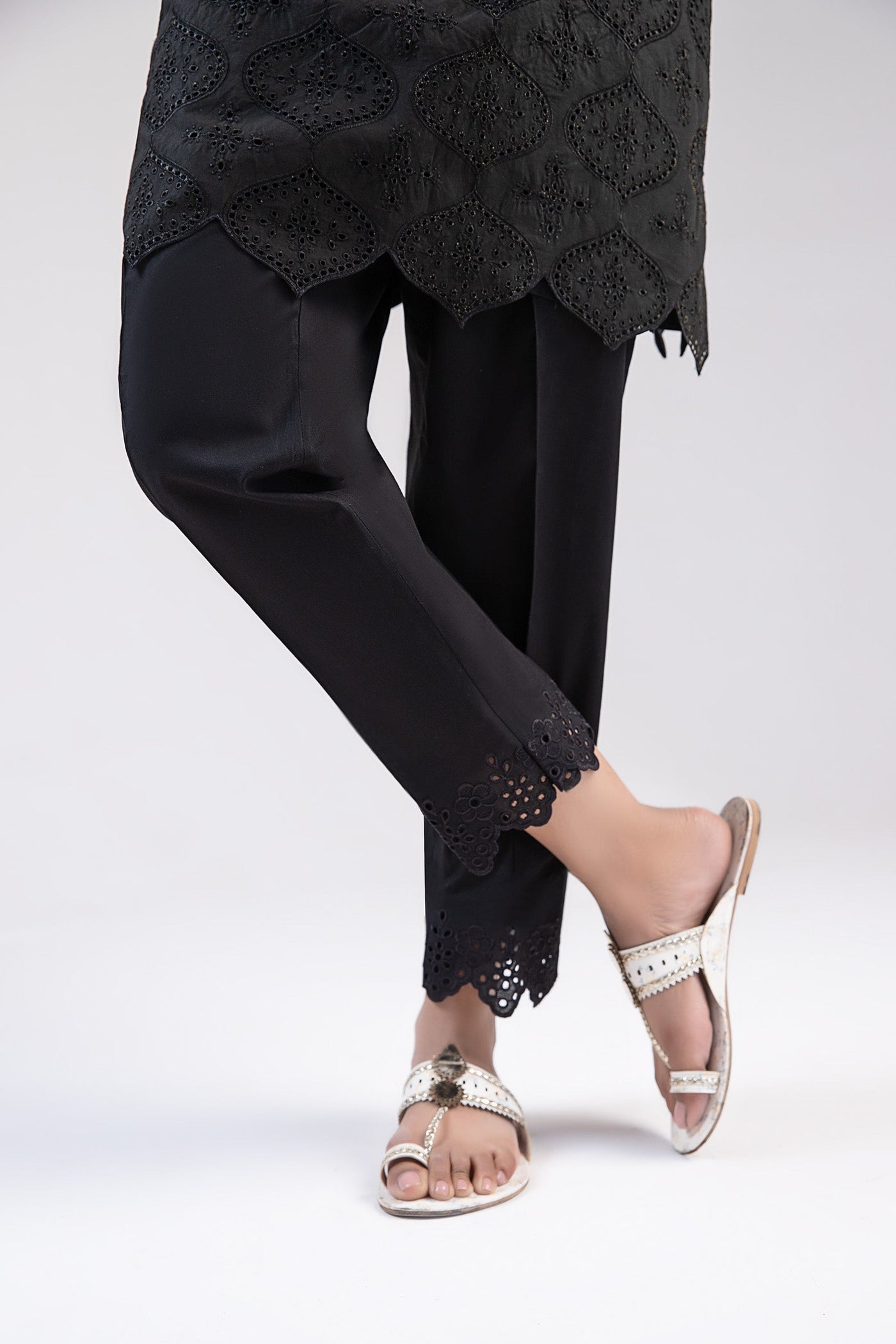 Cambric Wide Leg Trousers | MB-EA24-51