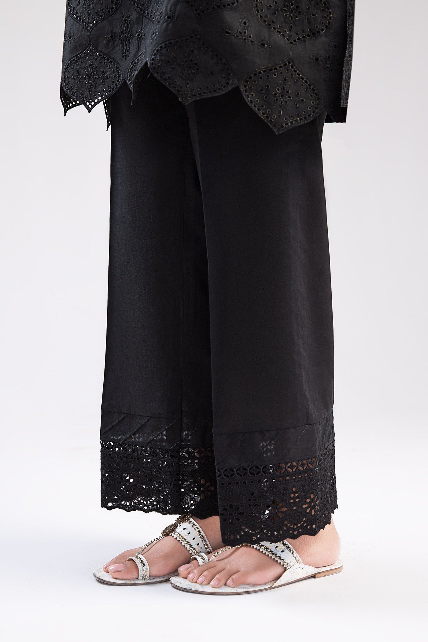 Cambric Wide Leg Trousers | MB-EA24-52