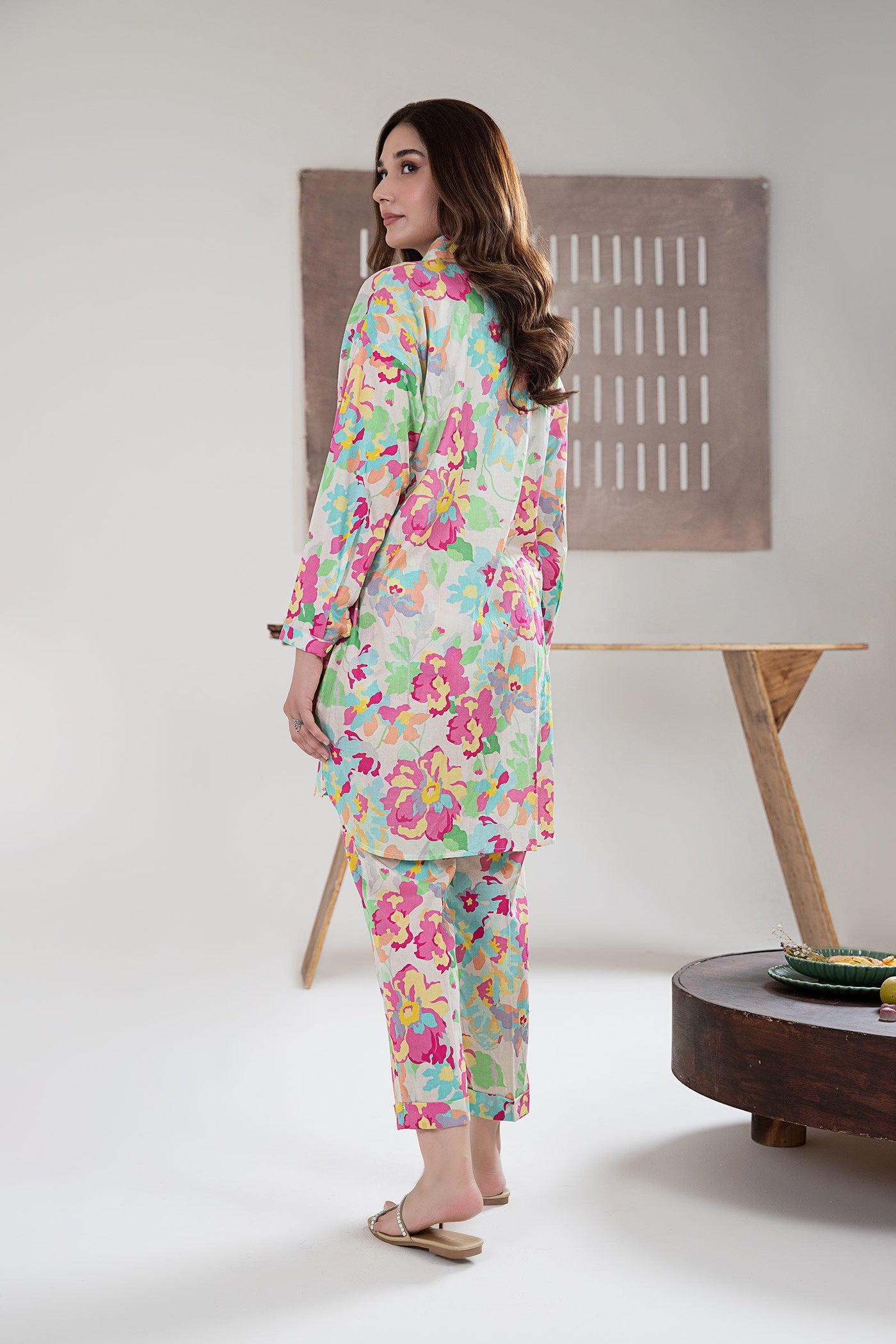 2 Piece Printed Arabic Lawn Suit | MB-EA24-60