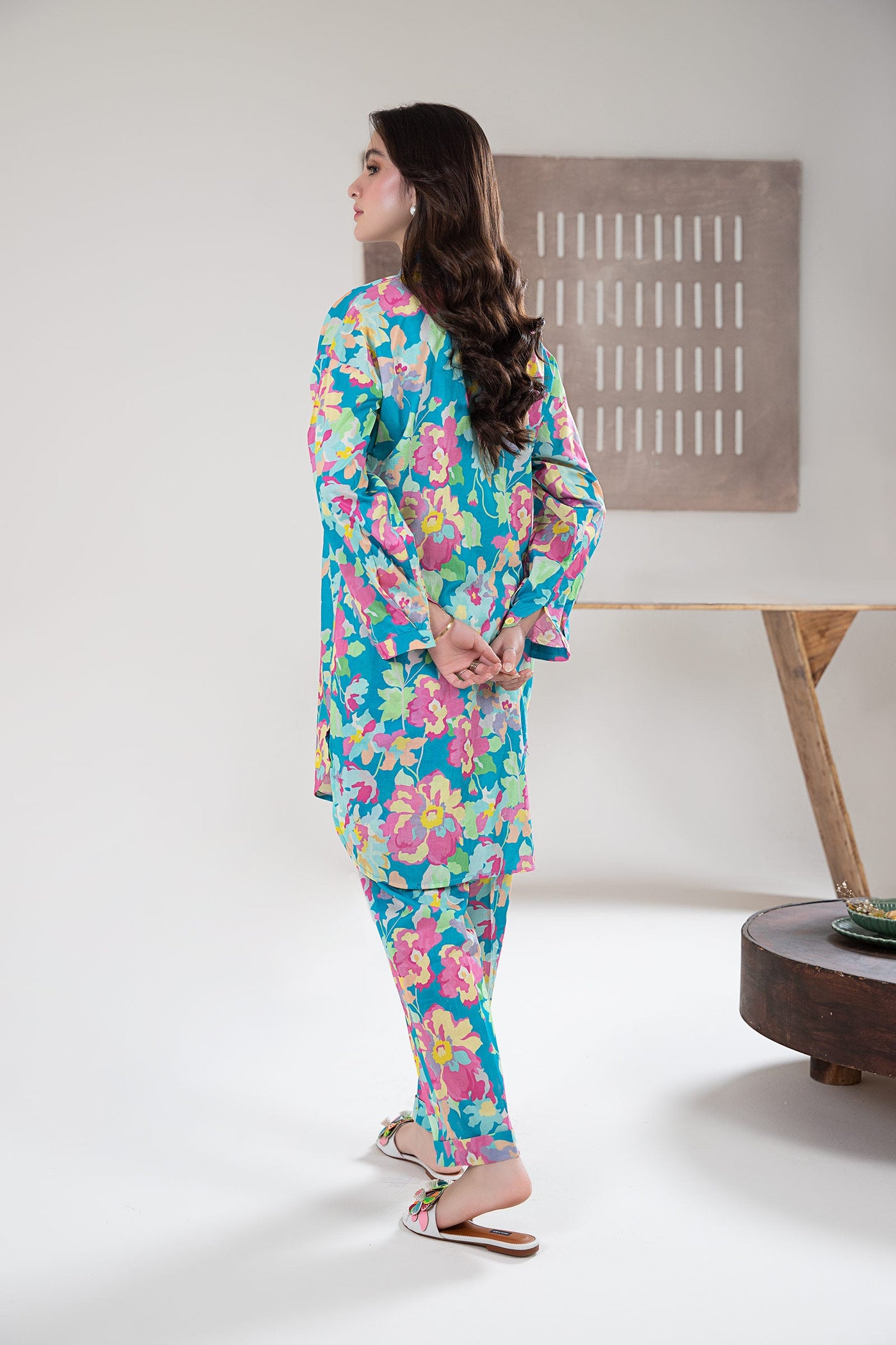 2 Piece Printed Arabic Lawn Suit | MB-EA24-60