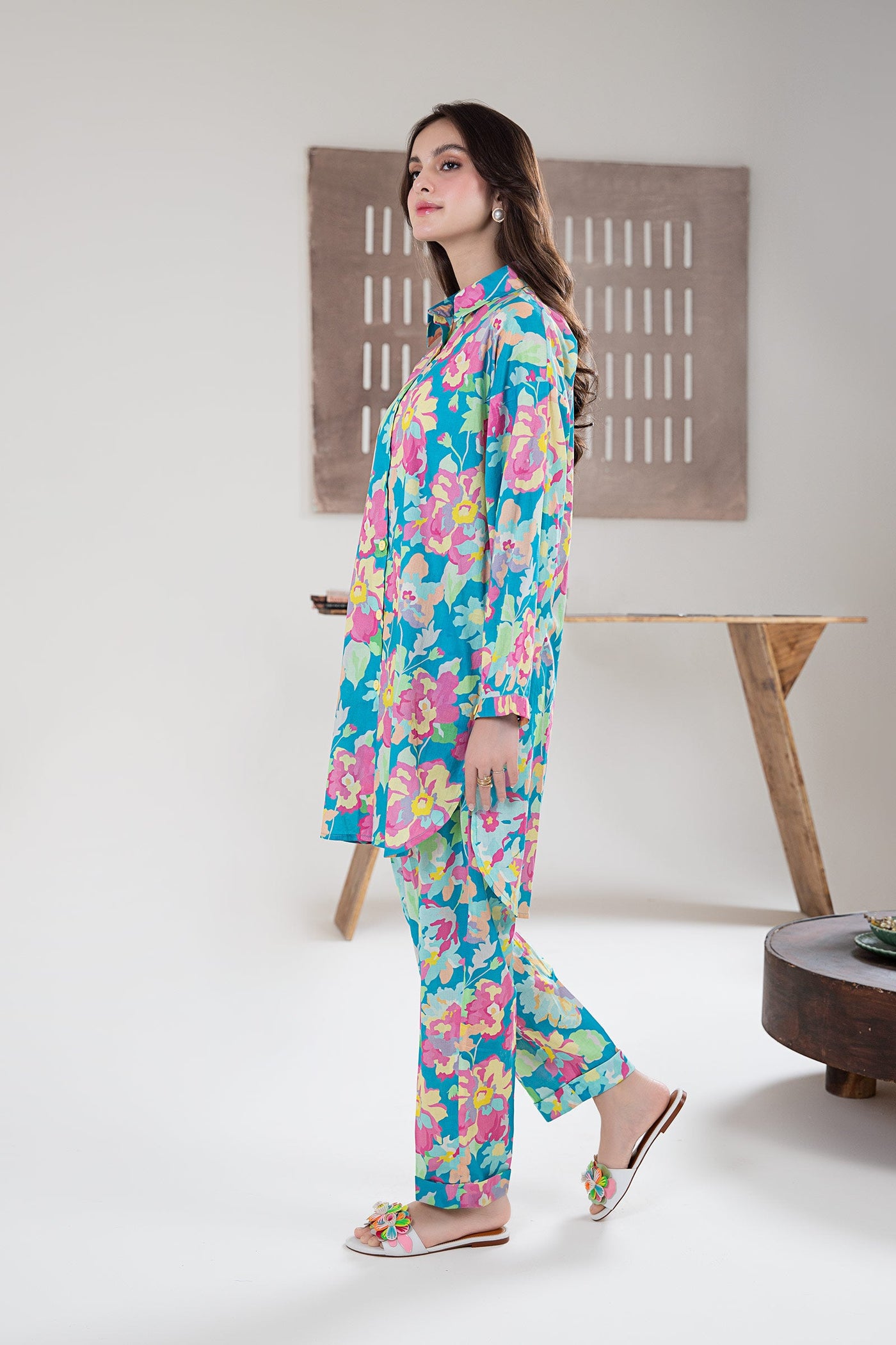 2 Piece Printed Arabic Lawn Suit | MB-EA24-60