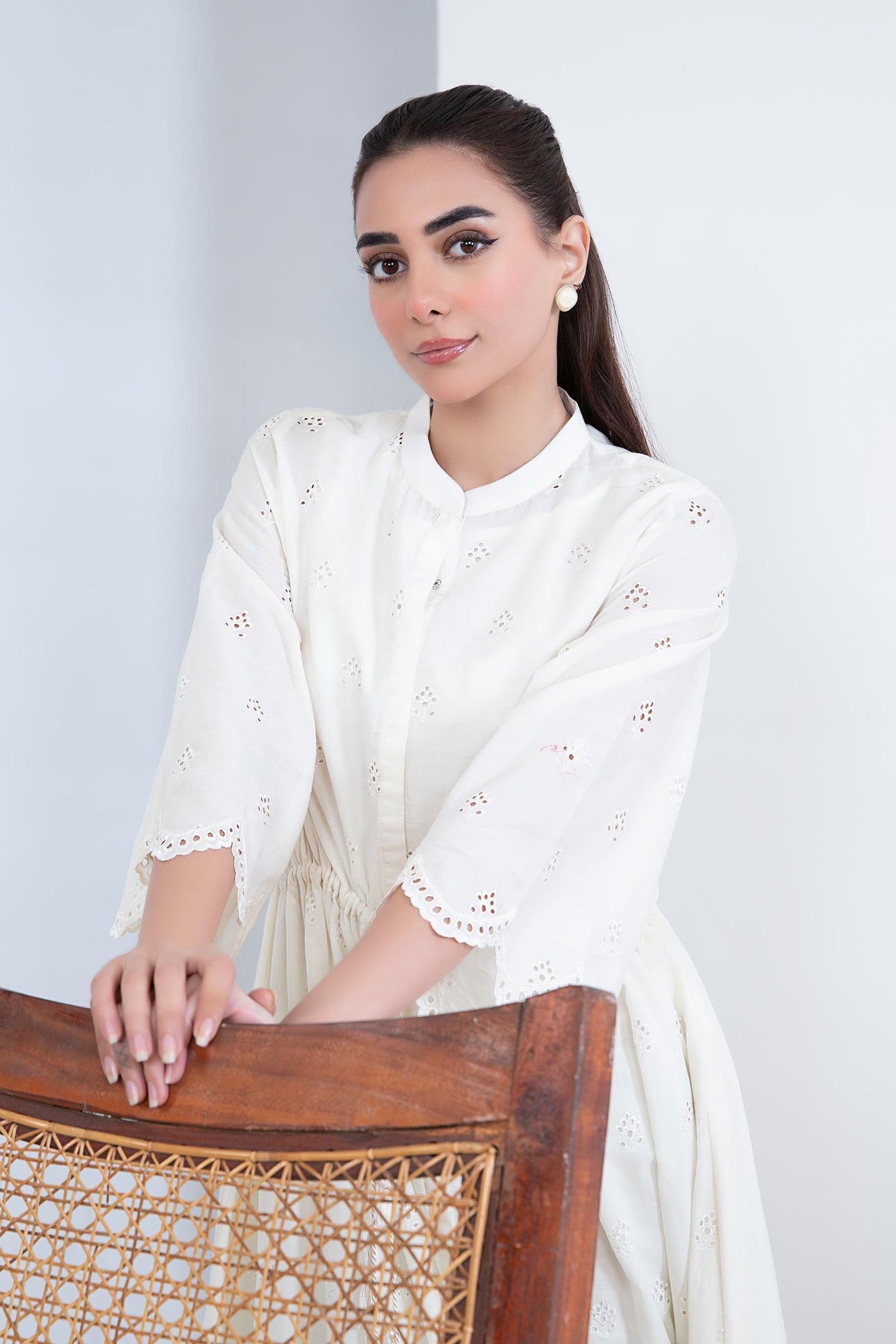 Embroidered Lawn Shirt | MB-EF24-122