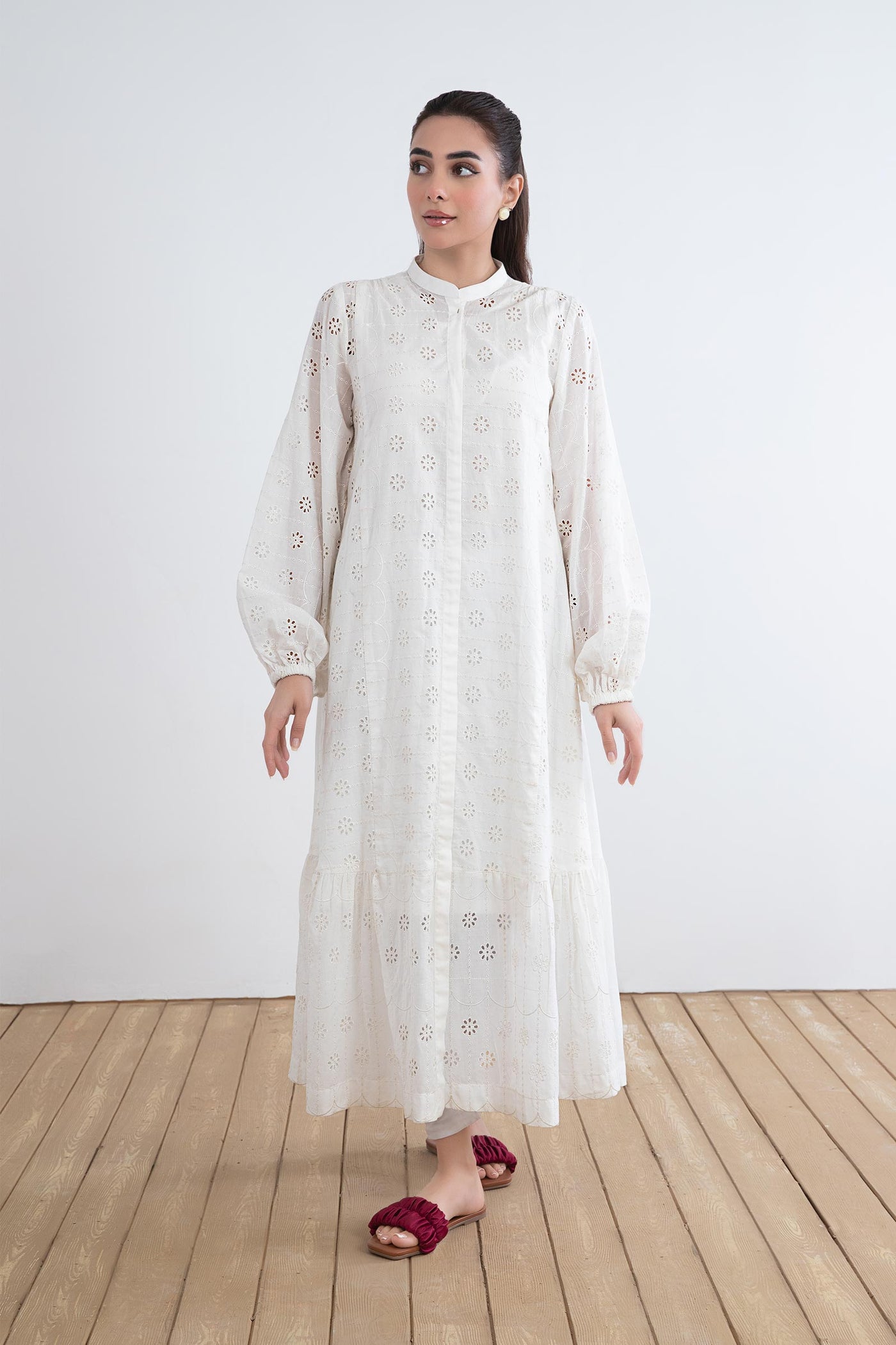 Embroidered Lawn Dress | MB-EF24-162