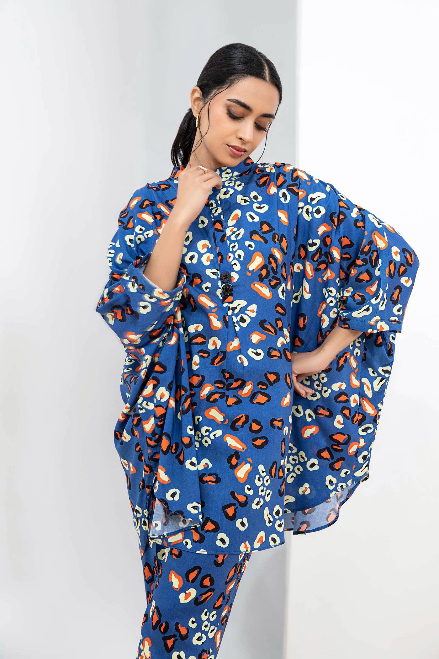 Printed Arabic Lawn Co-Ord Set | MB-EF24-180