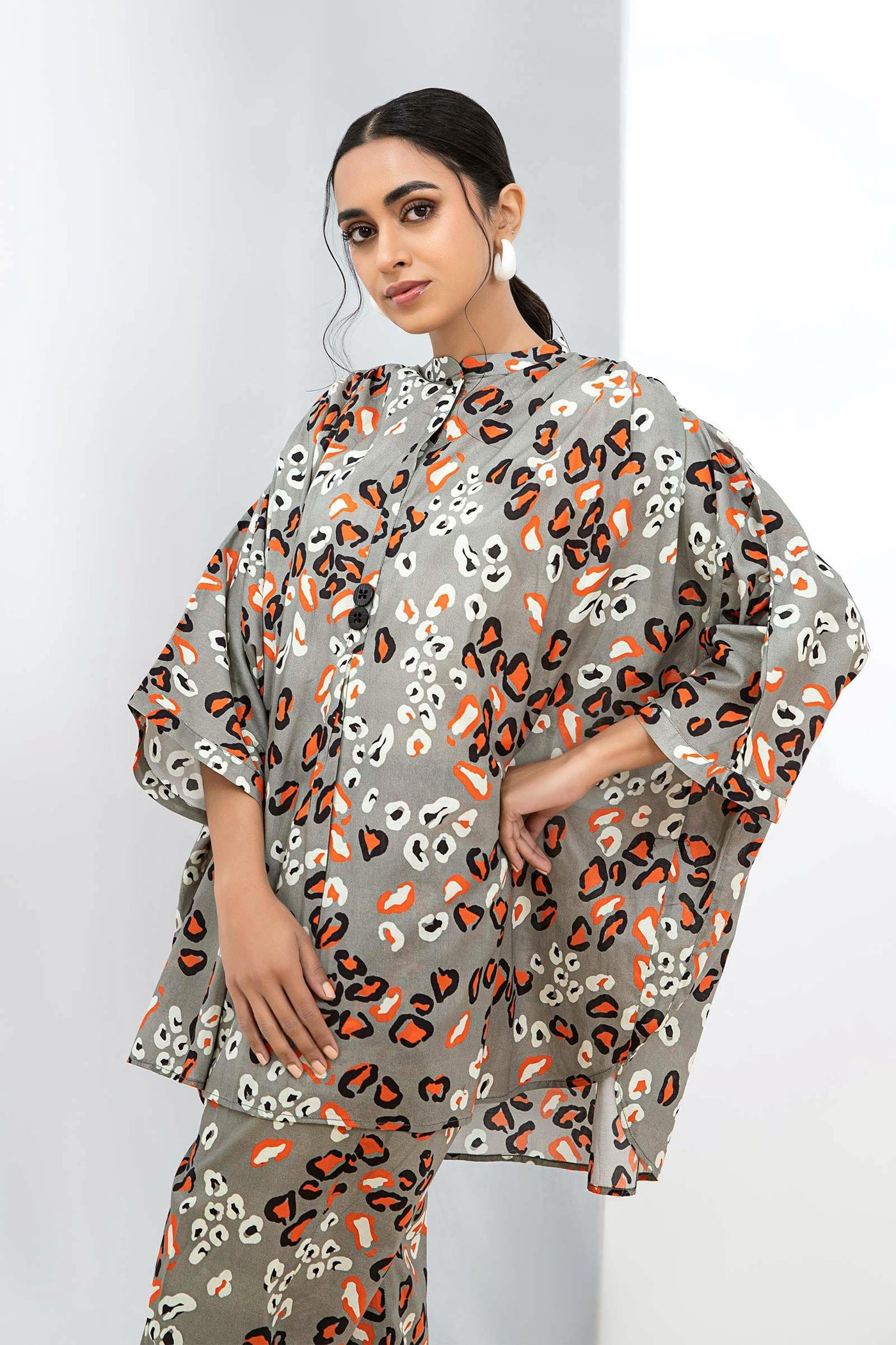 Printed Arabic Lawn Co-Ord Set | MB-EF24-180