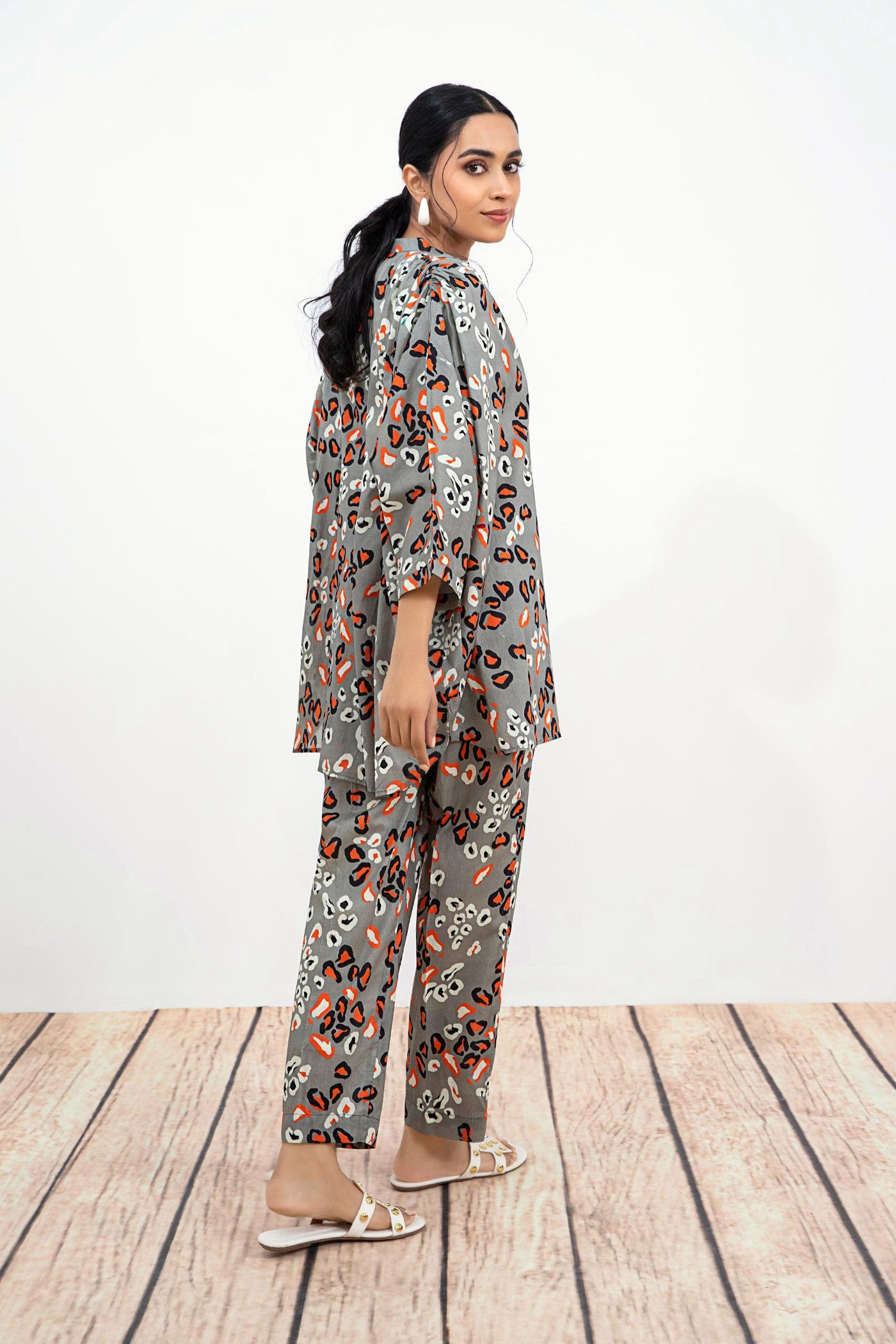 Printed Arabic Lawn Co-Ord Set | MB-EF24-180