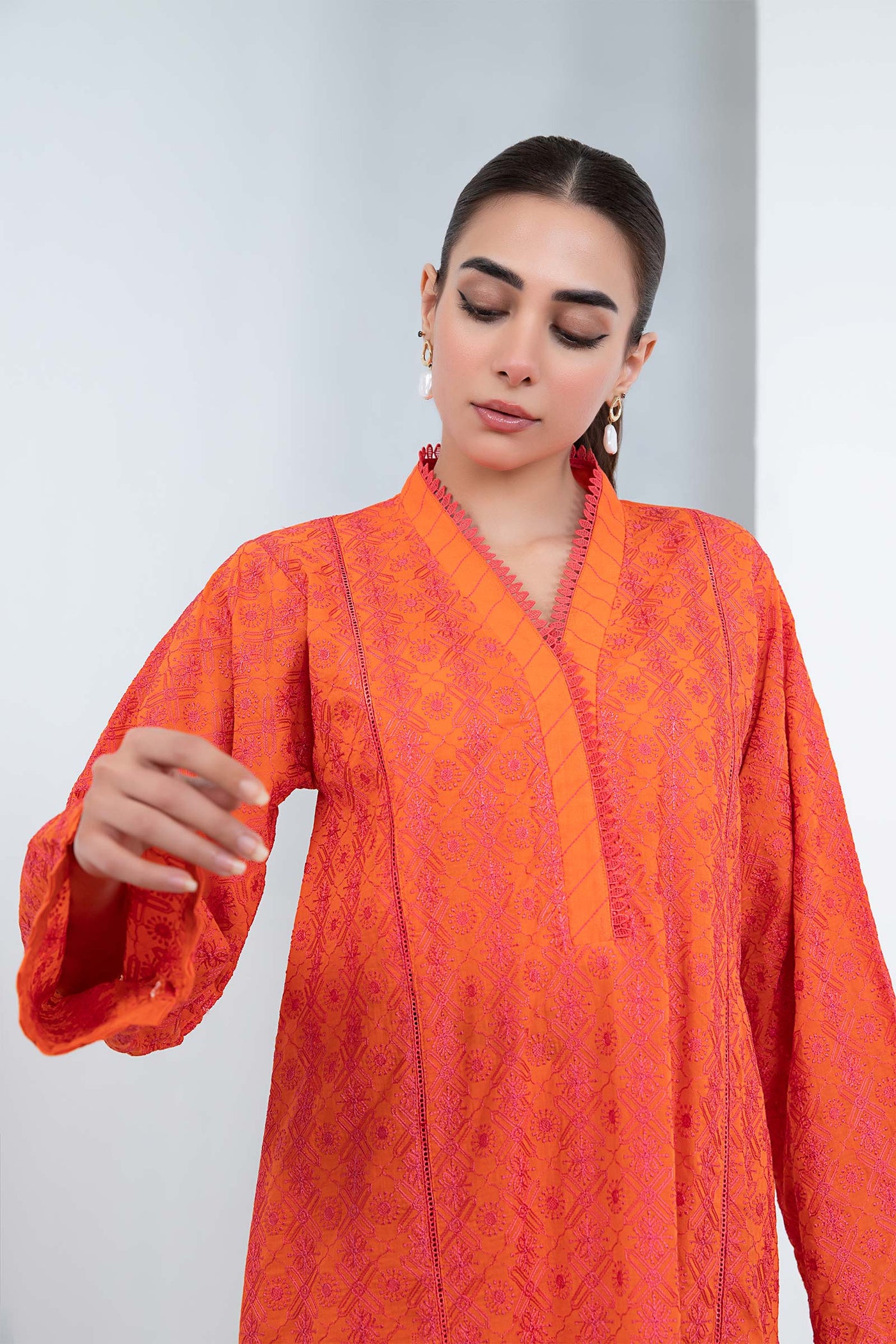 Embroidered Lawn Shirt | MB-EF24-36