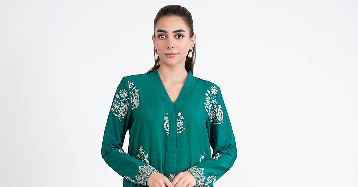 2 Piece Embroidered Lawn Suit | MB-EF24-54