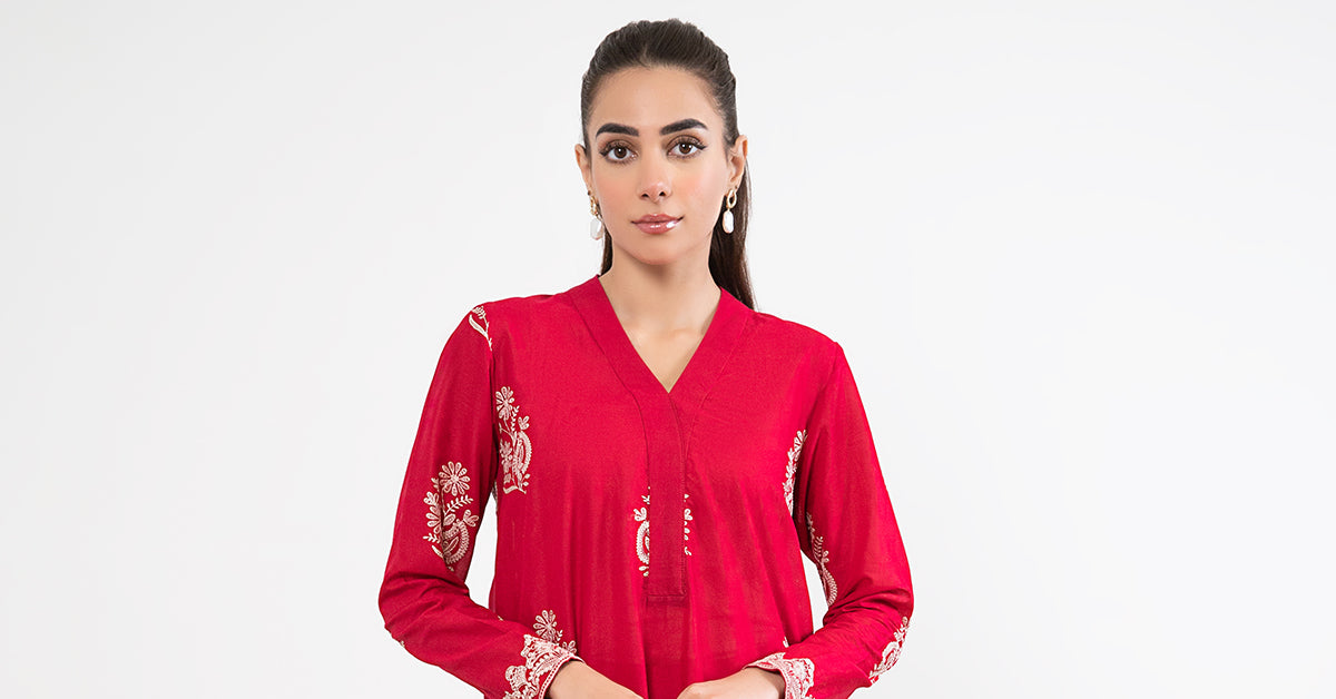 2 Piece Embroidered Lawn Suit | MB-EF24-54