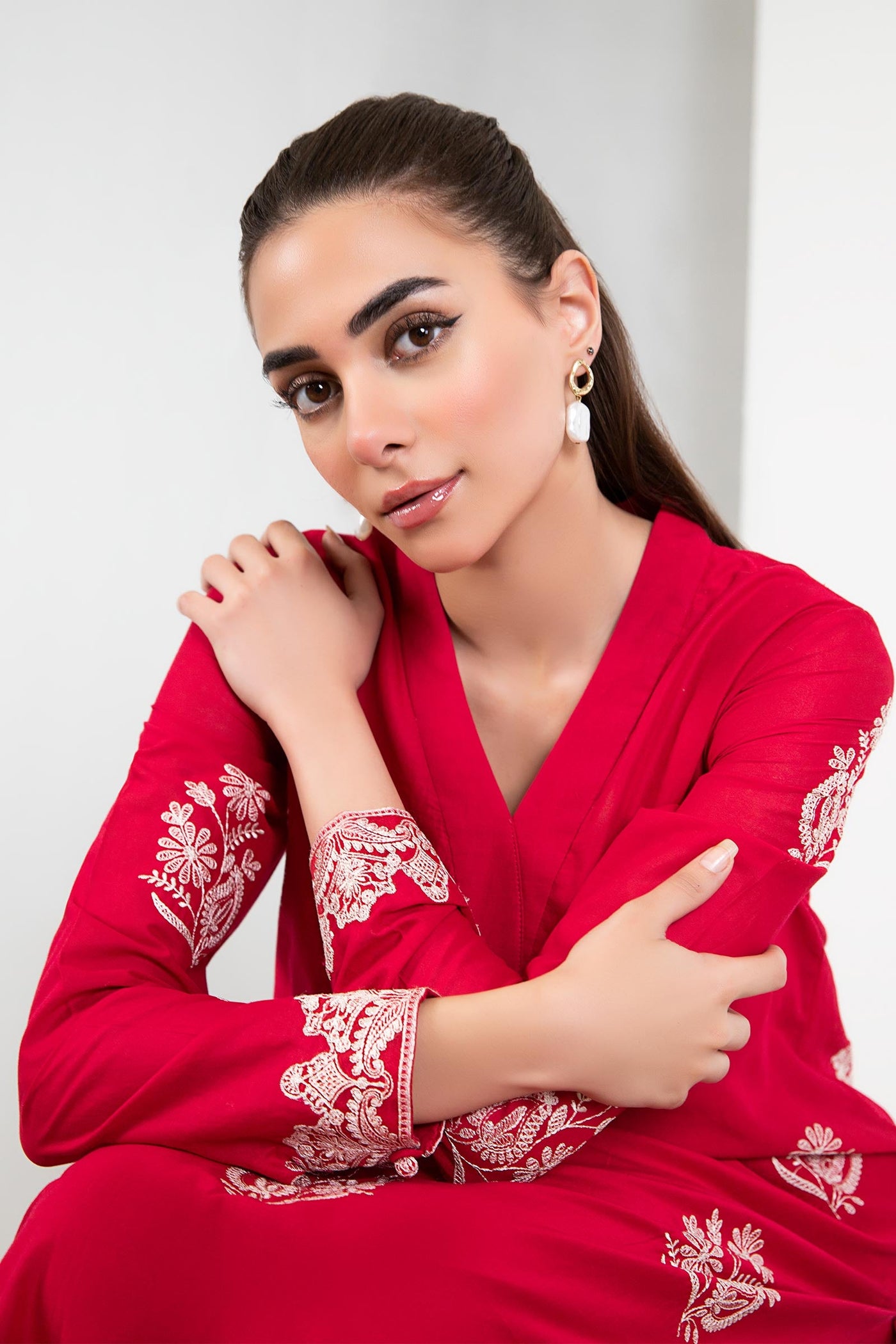 2 Piece Embroidered Lawn Suit | MB-EF24-54