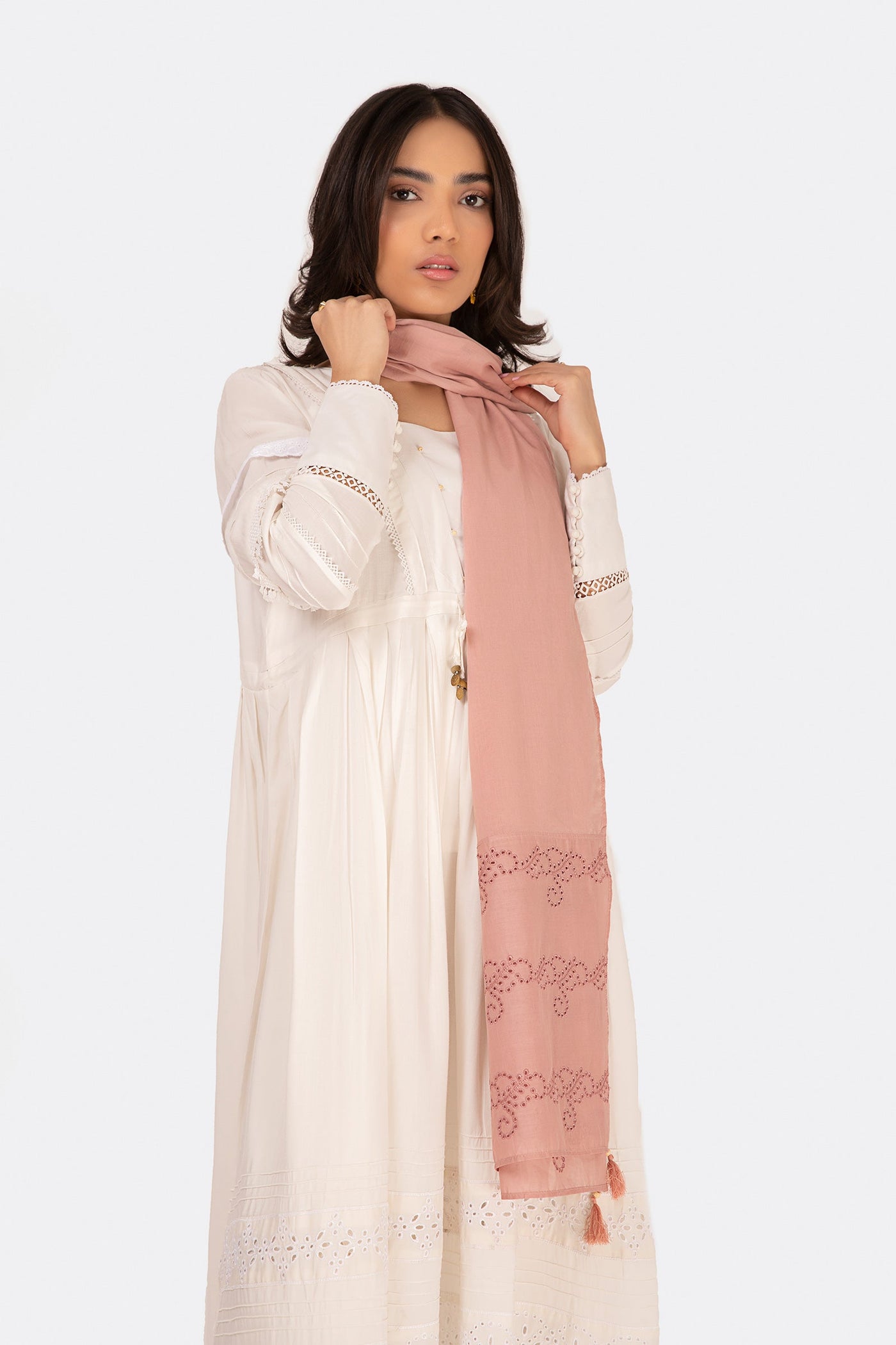 Scarf Tea Pink MB-EF23-124