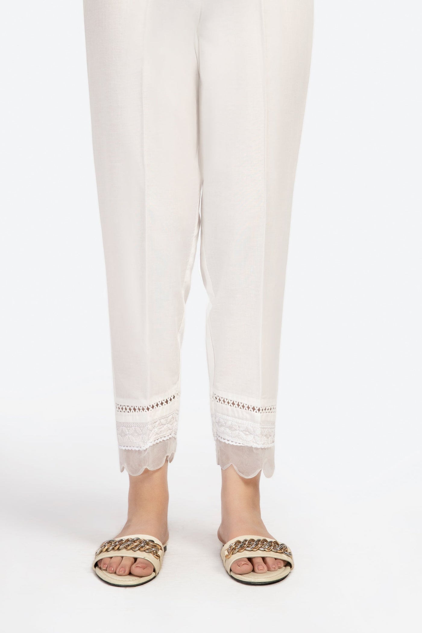 Embroidered Cambric Trouser | MB-EF23-138