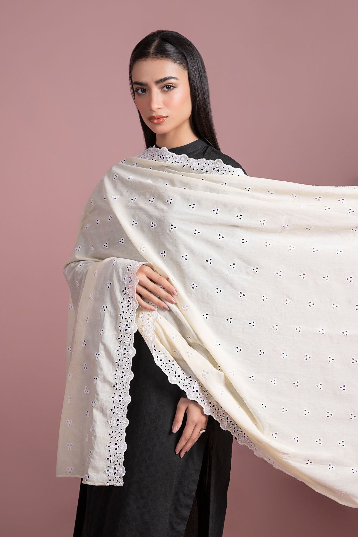 Embroidered Lawn Dupatta | MB-EF24-134