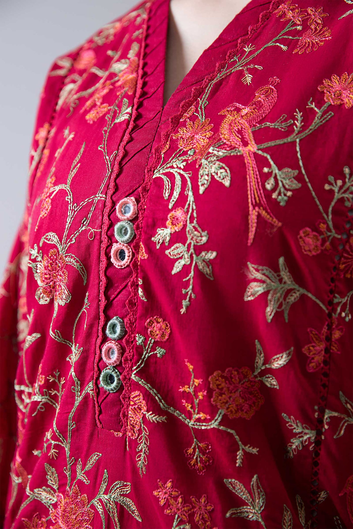 Embroidered Lawn Kurta | MB-EF24-153