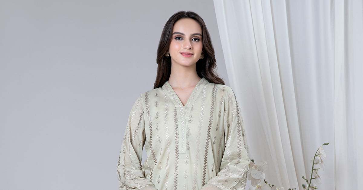 2 Piece Embroidered Lawn Suit | MB-EF24-70