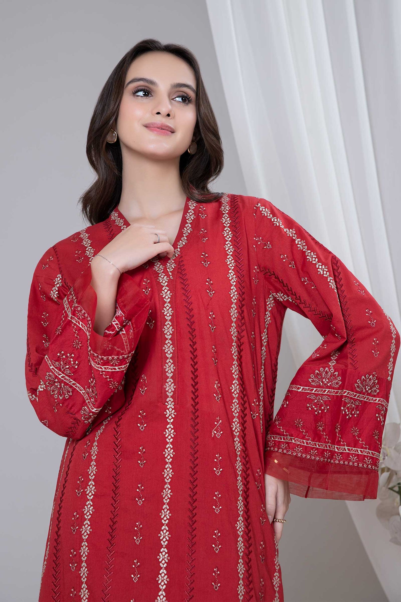 2 Piece Embroidered Lawn Suit | MB-EF24-70