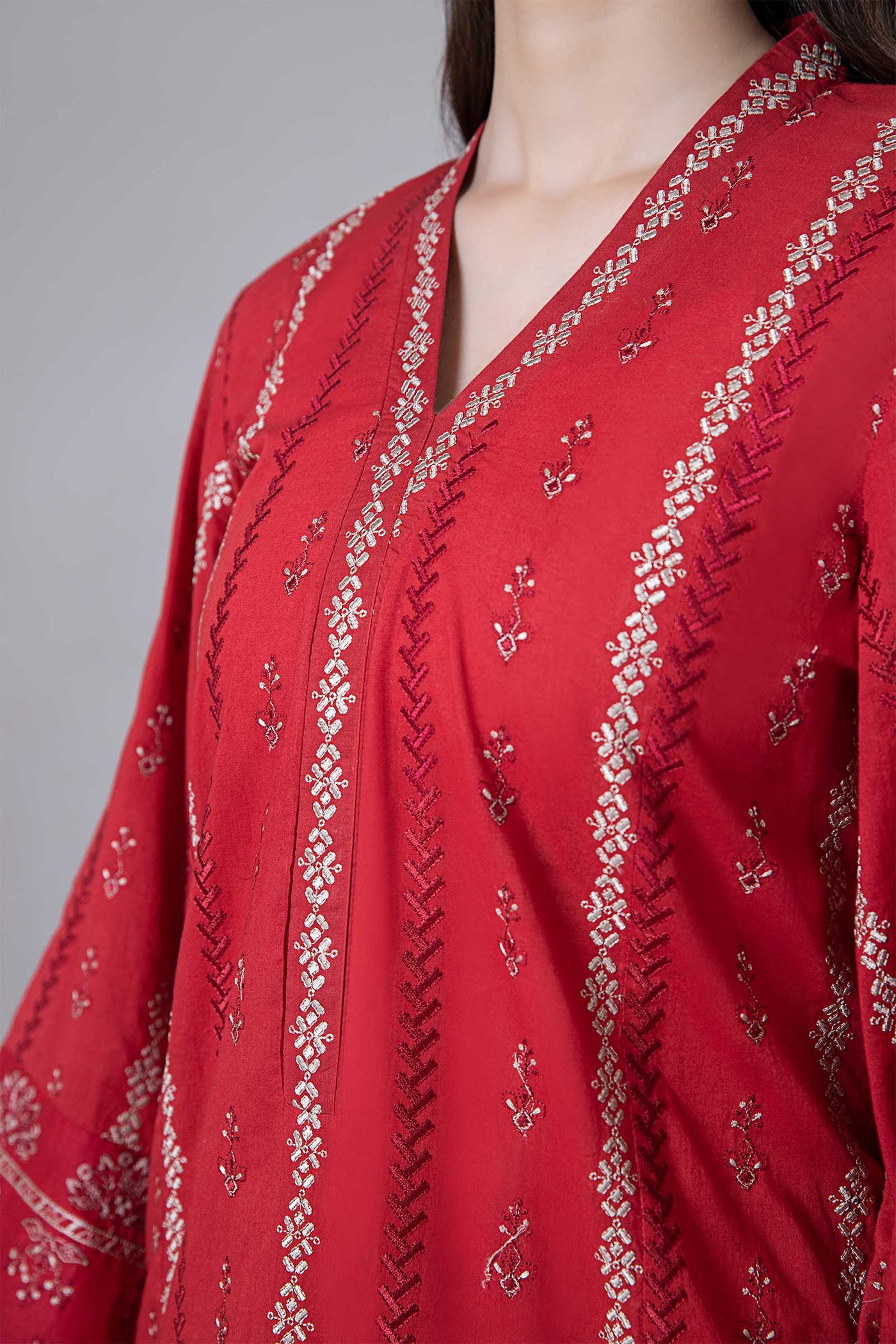 2 Piece Embroidered Lawn Suit | MB-EF24-70