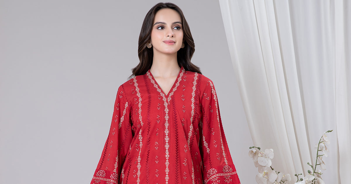 2 Piece Embroidered Lawn Suit | MB-EF24-70