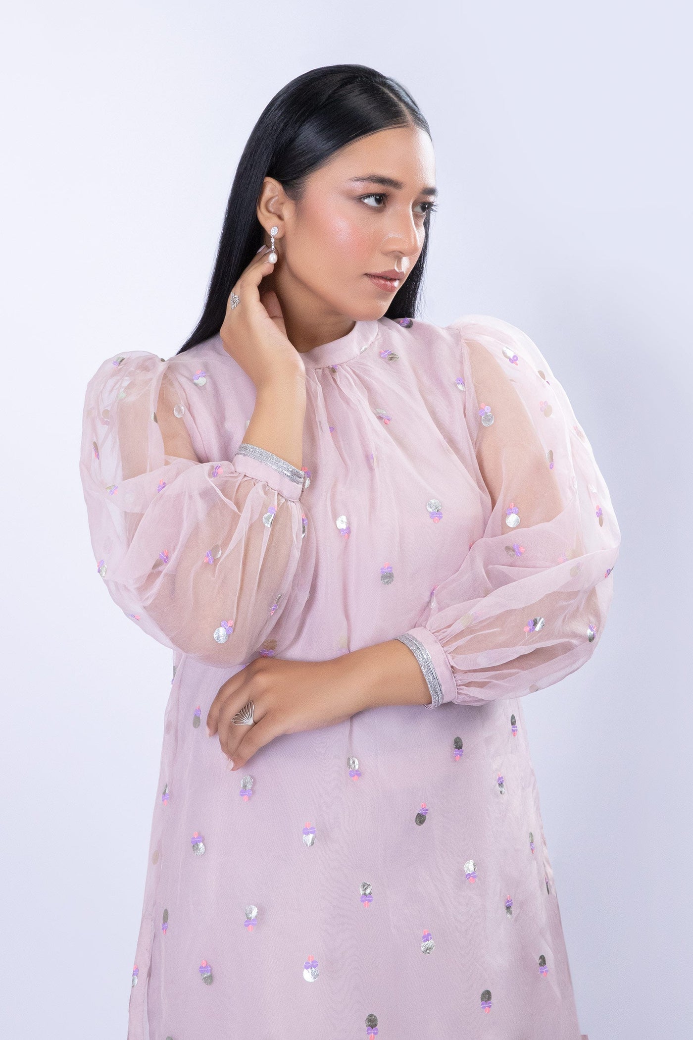 2 Piece Shirt with Culottes pants | MB-F23-414