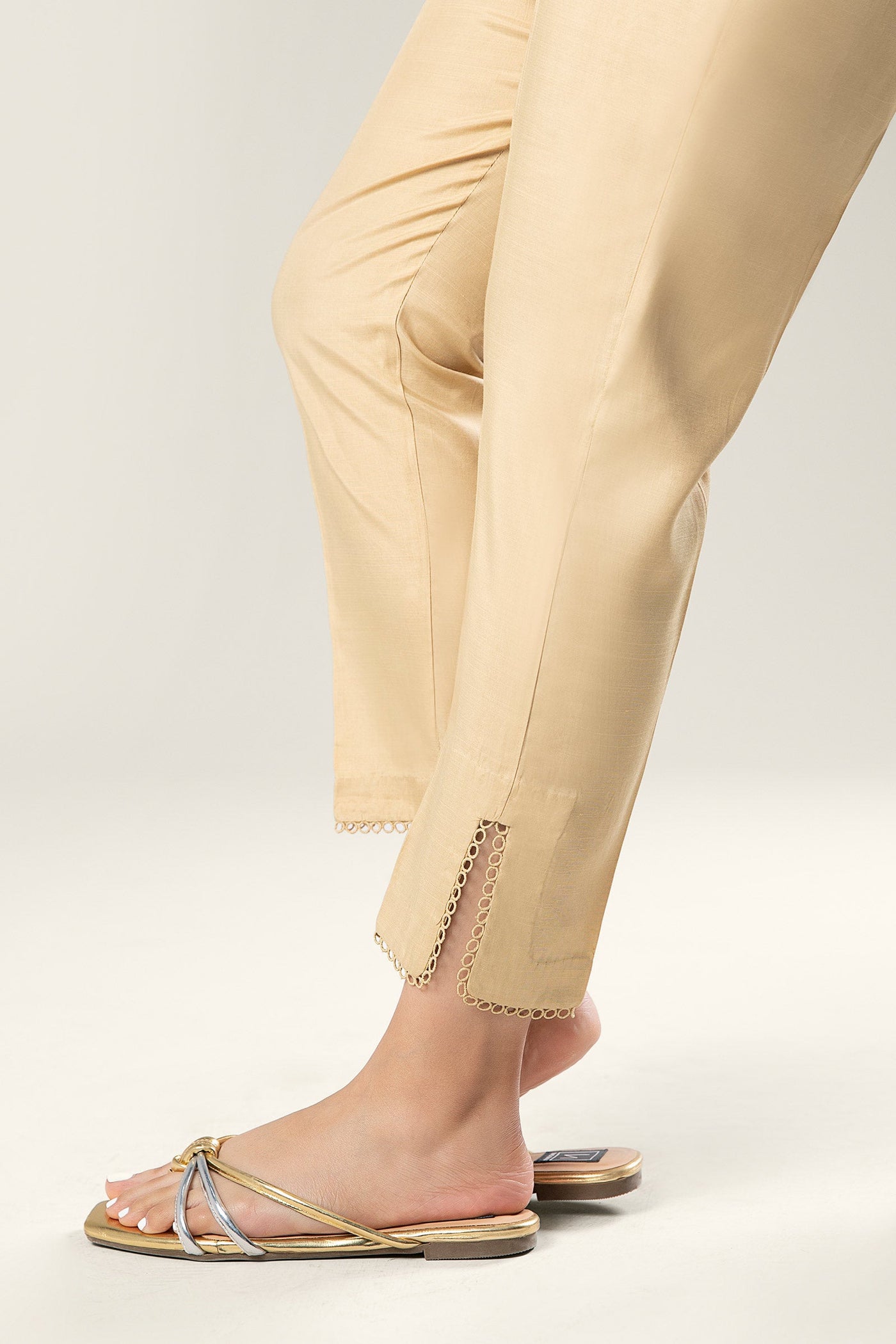 Dyed Raw Silk Trouser | MB-WF24-08