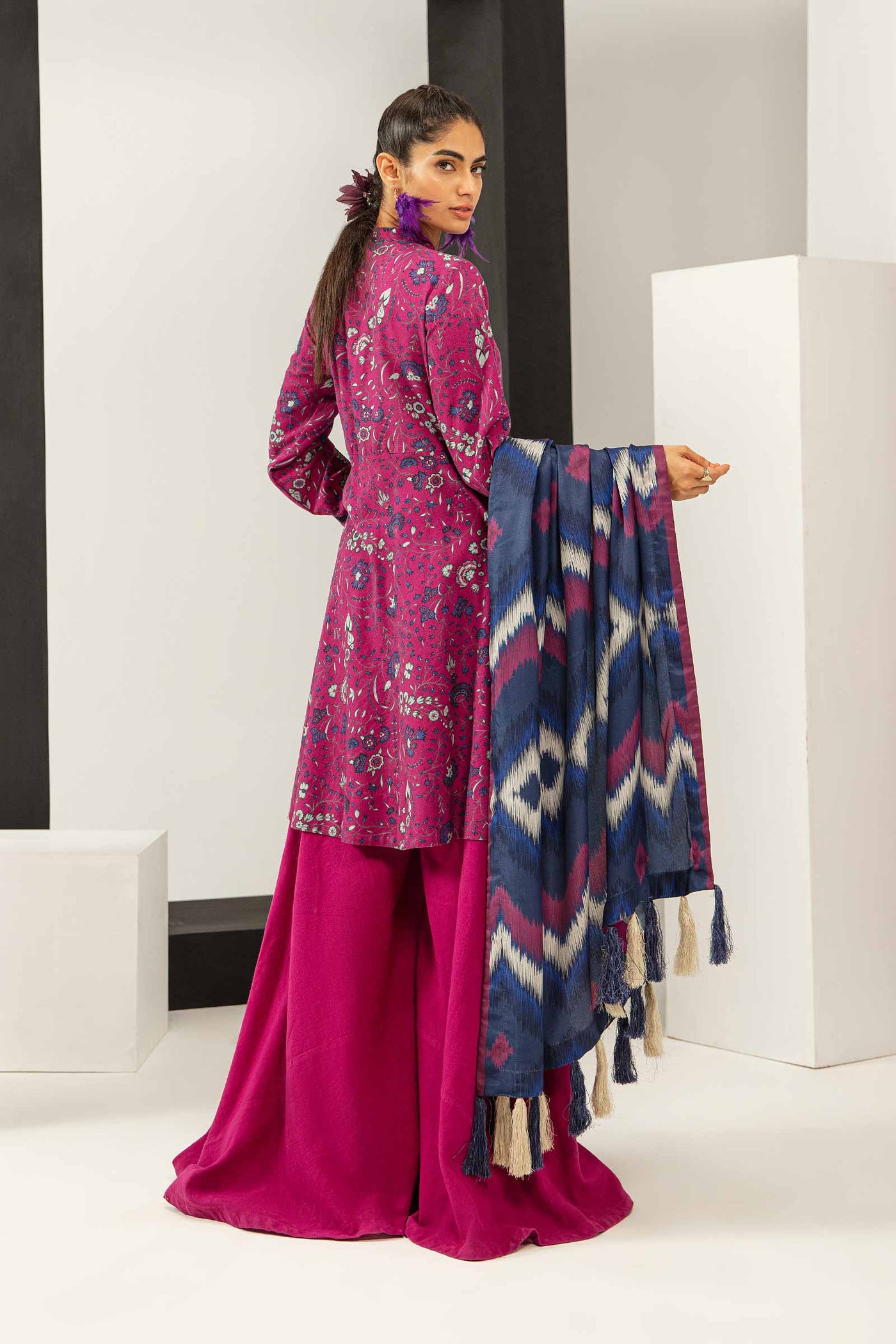 3 Piece - Khaddar Suit | MB-US23-209-A