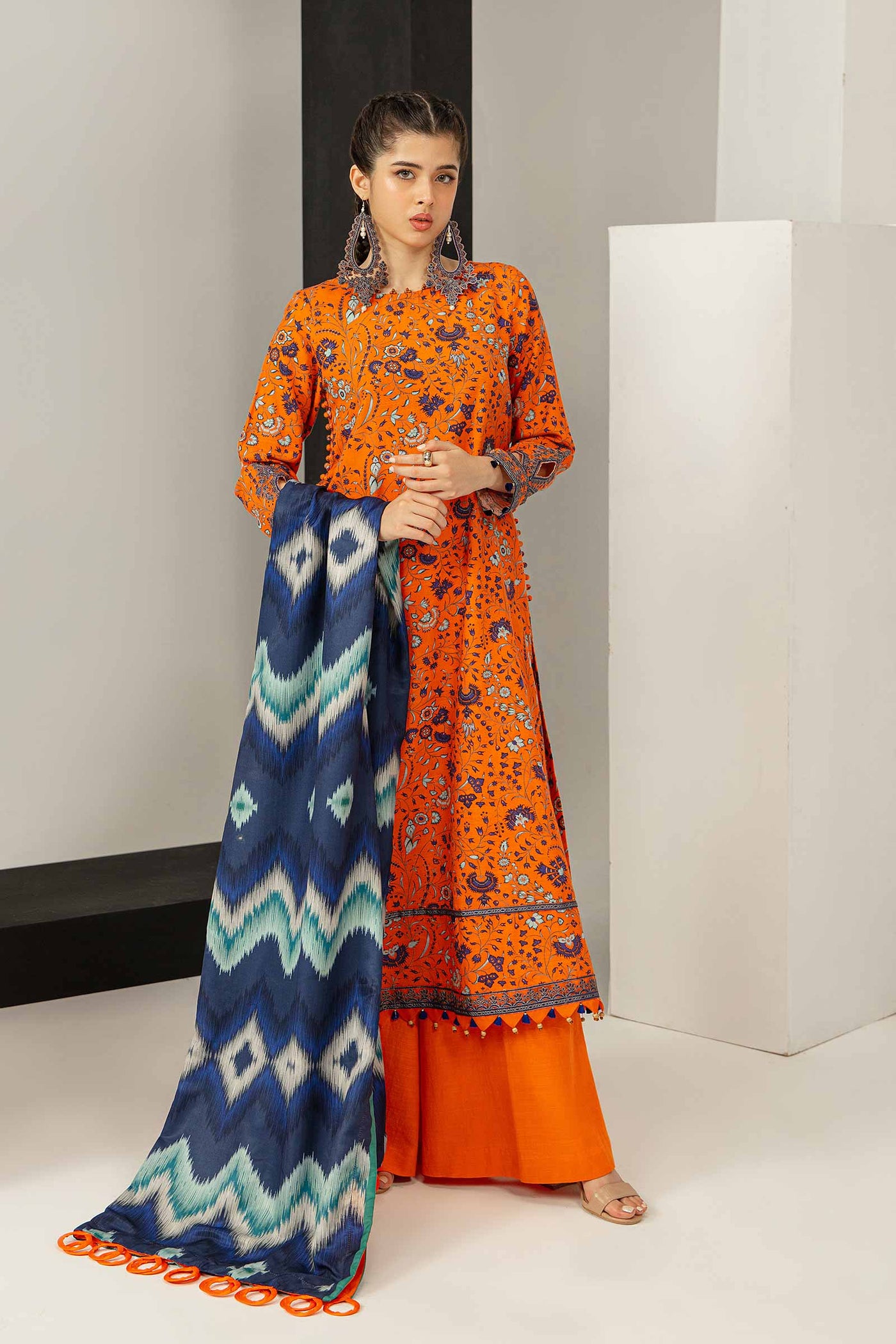 3 Piece - Khaddar Suit | MB-US23-209-B