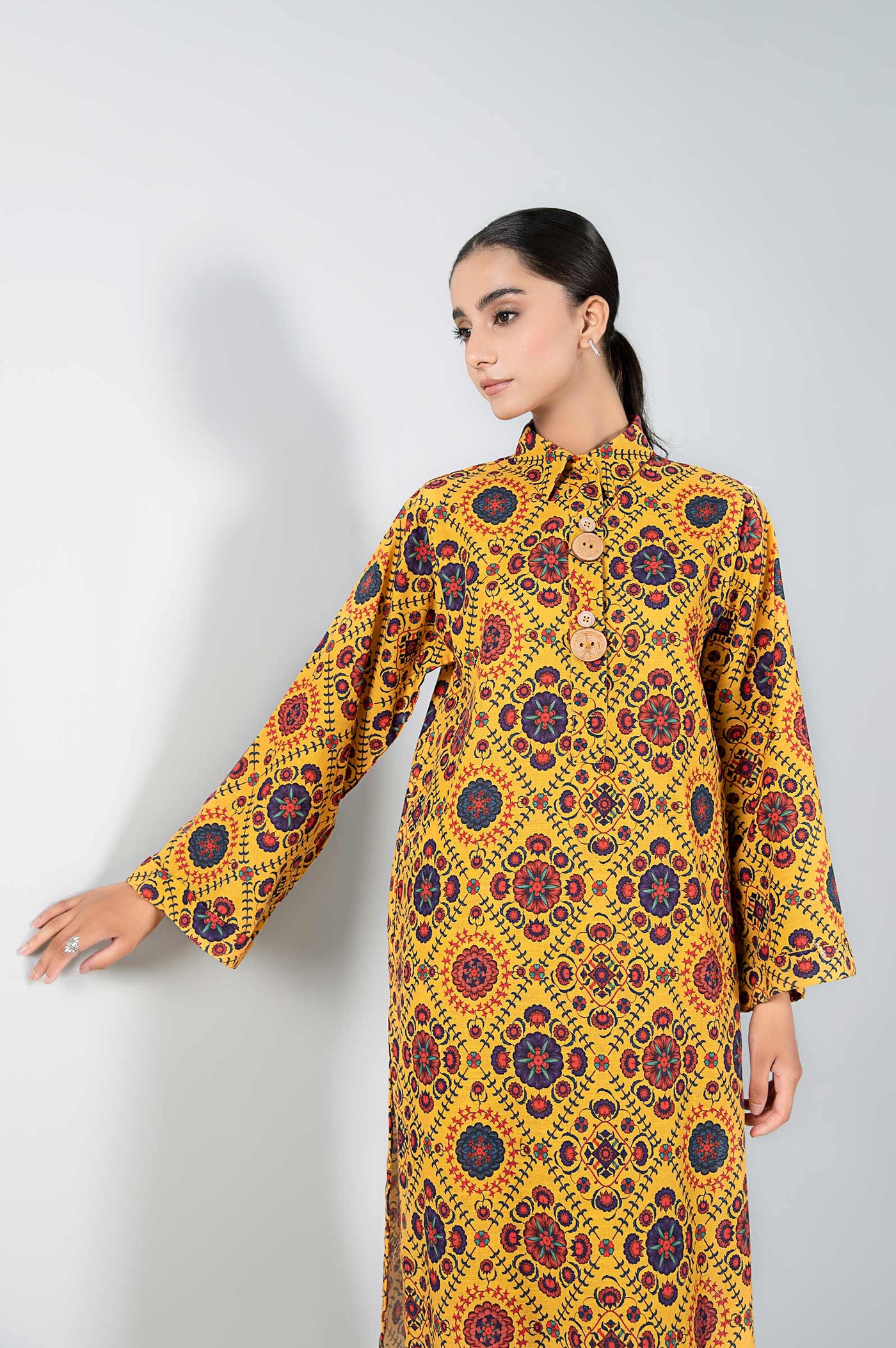 2 Pc Printed Khaddar Suit | MB-USP23-203B