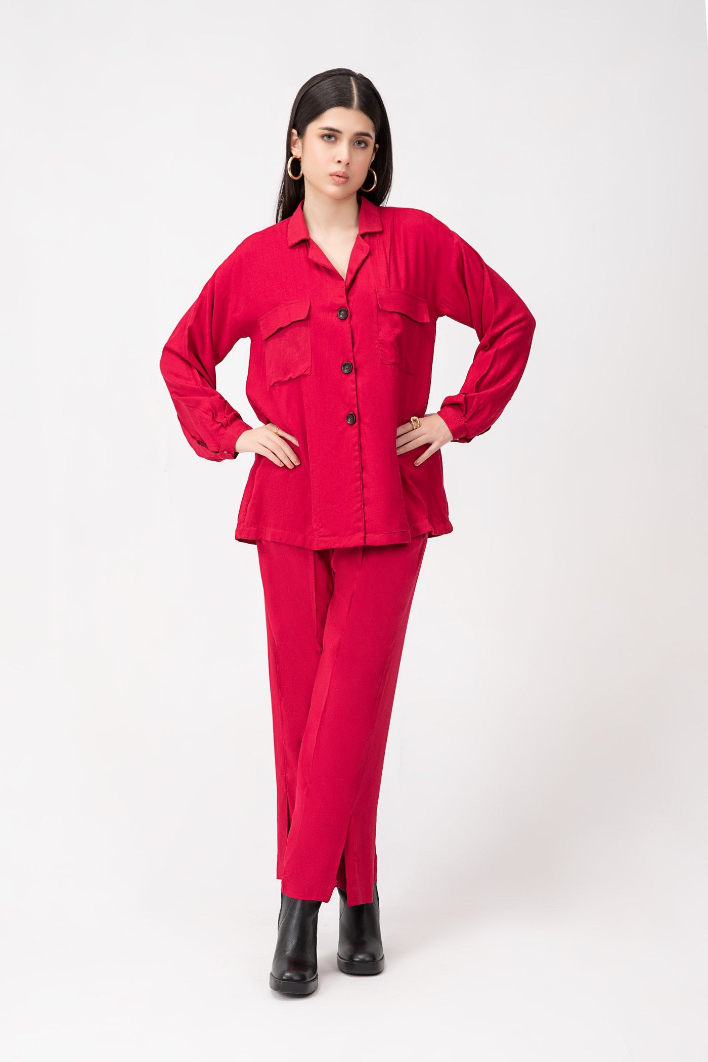 Suit Dark Pink MB-W23-10