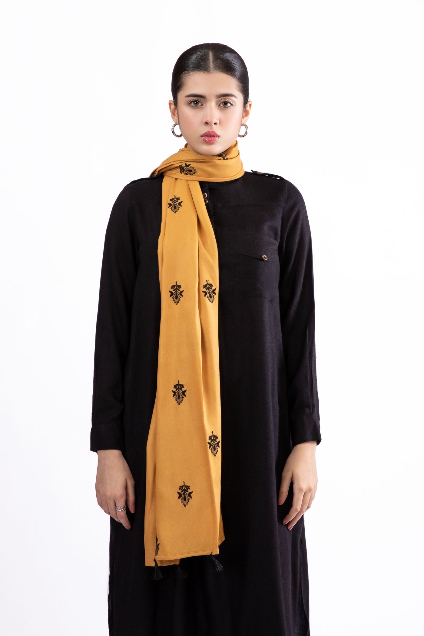 Scarf Mustard MB-W23-153