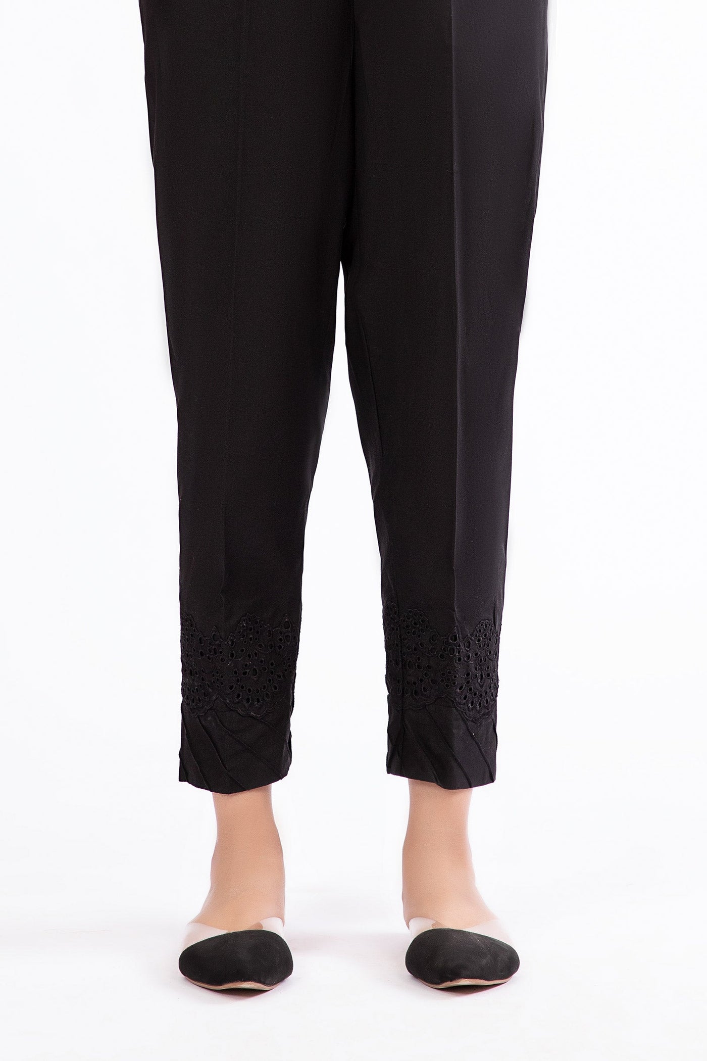 Embroidered Cambric Trouser | MB-W23-182