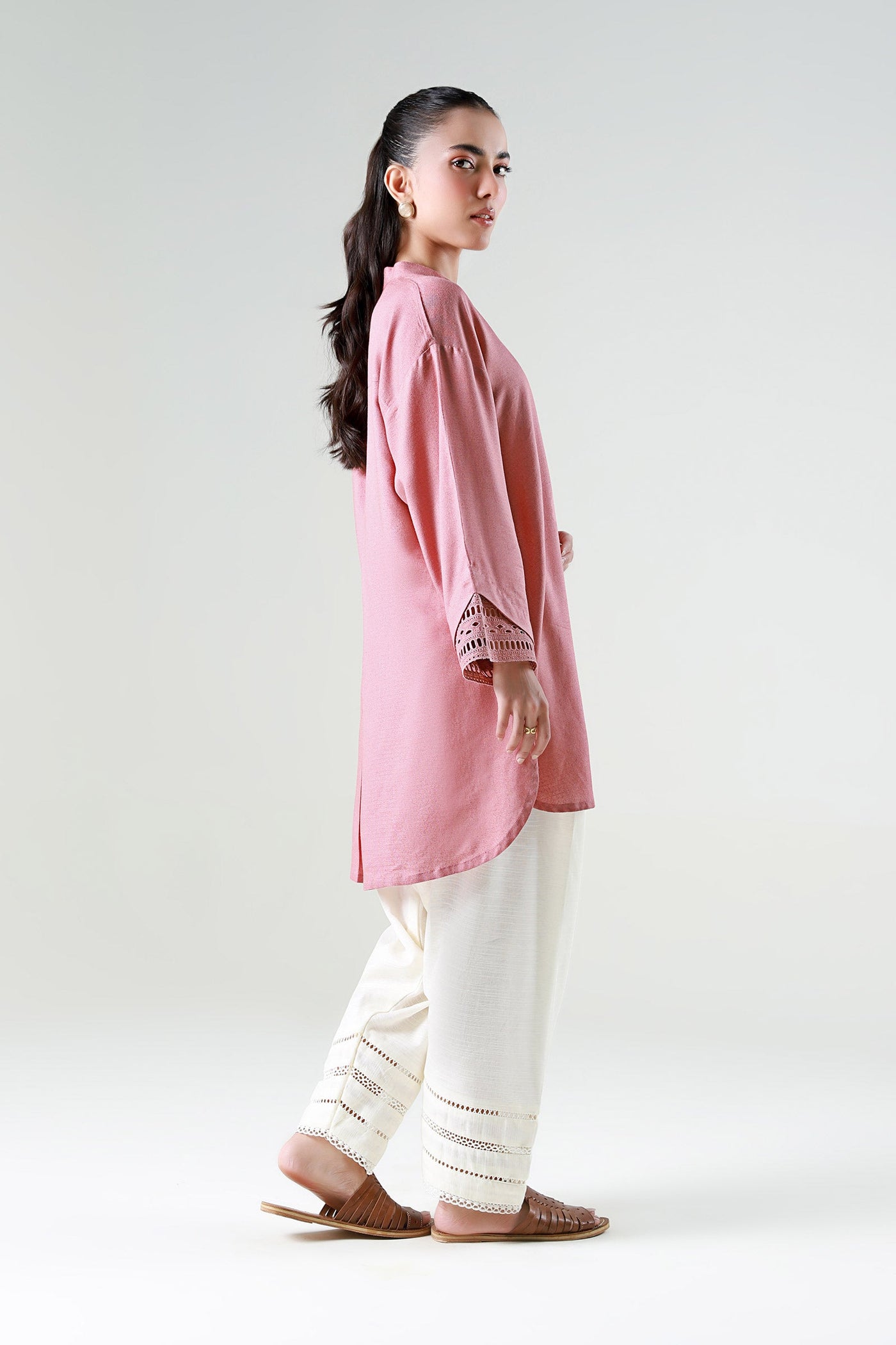 Dyed Rib Karandi Shirt | MB-WS24-107