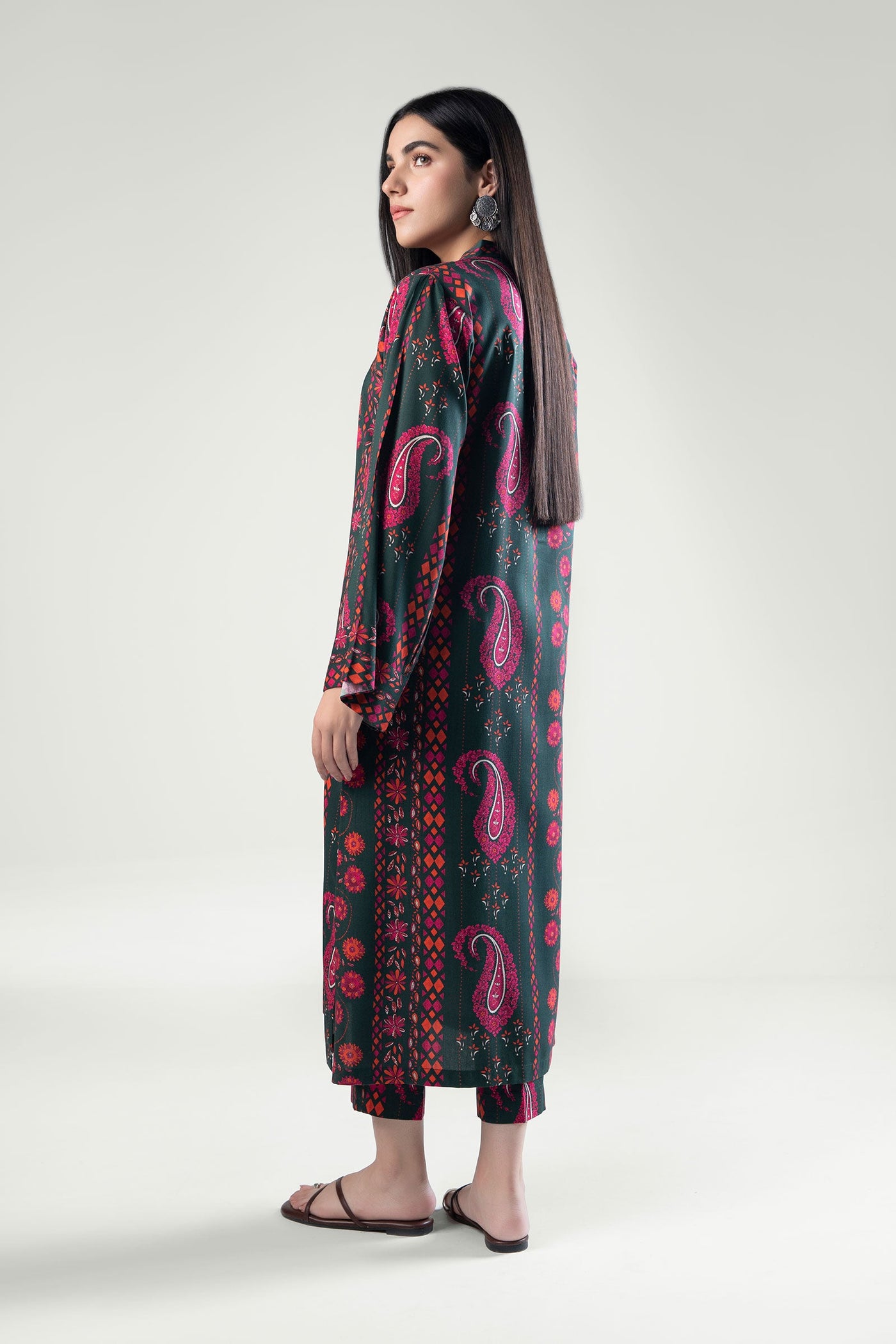 2 Pc Printed Linen Suit | MB-WS24-138