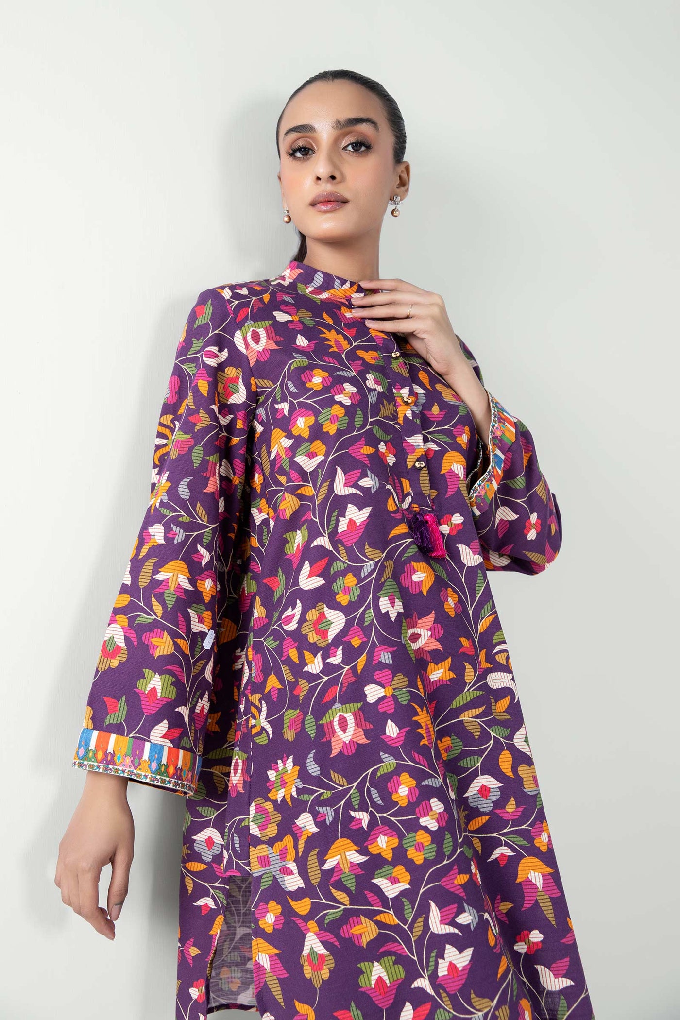 2 Pc Printed Khaddar Suit | MB-WS24-150