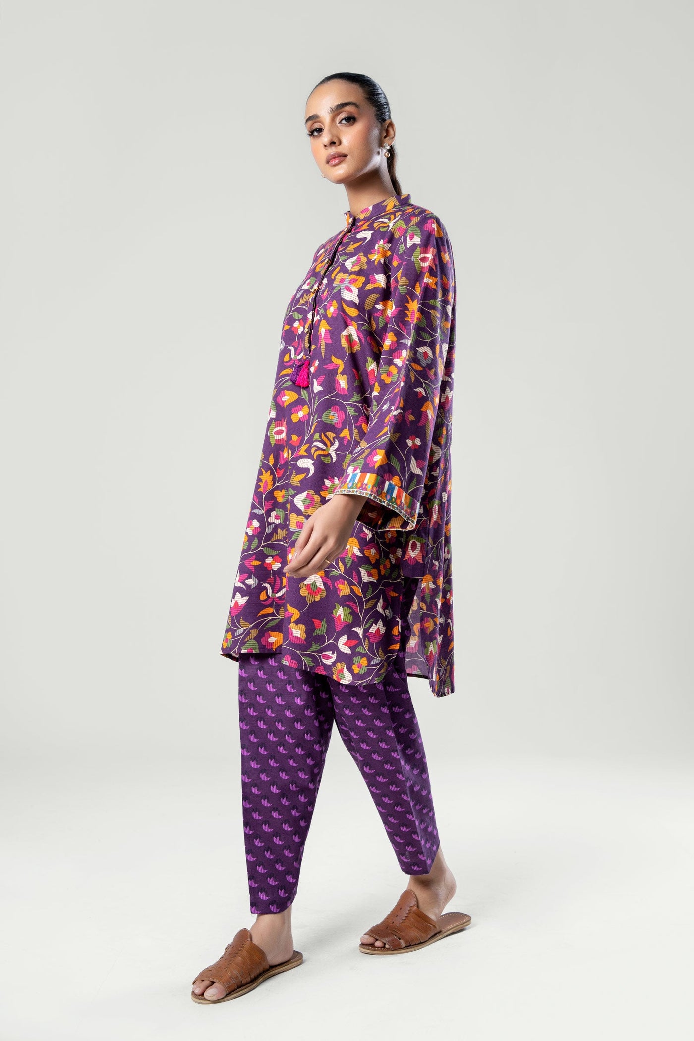 2 Pc Printed Khaddar Suit | MB-WS24-150