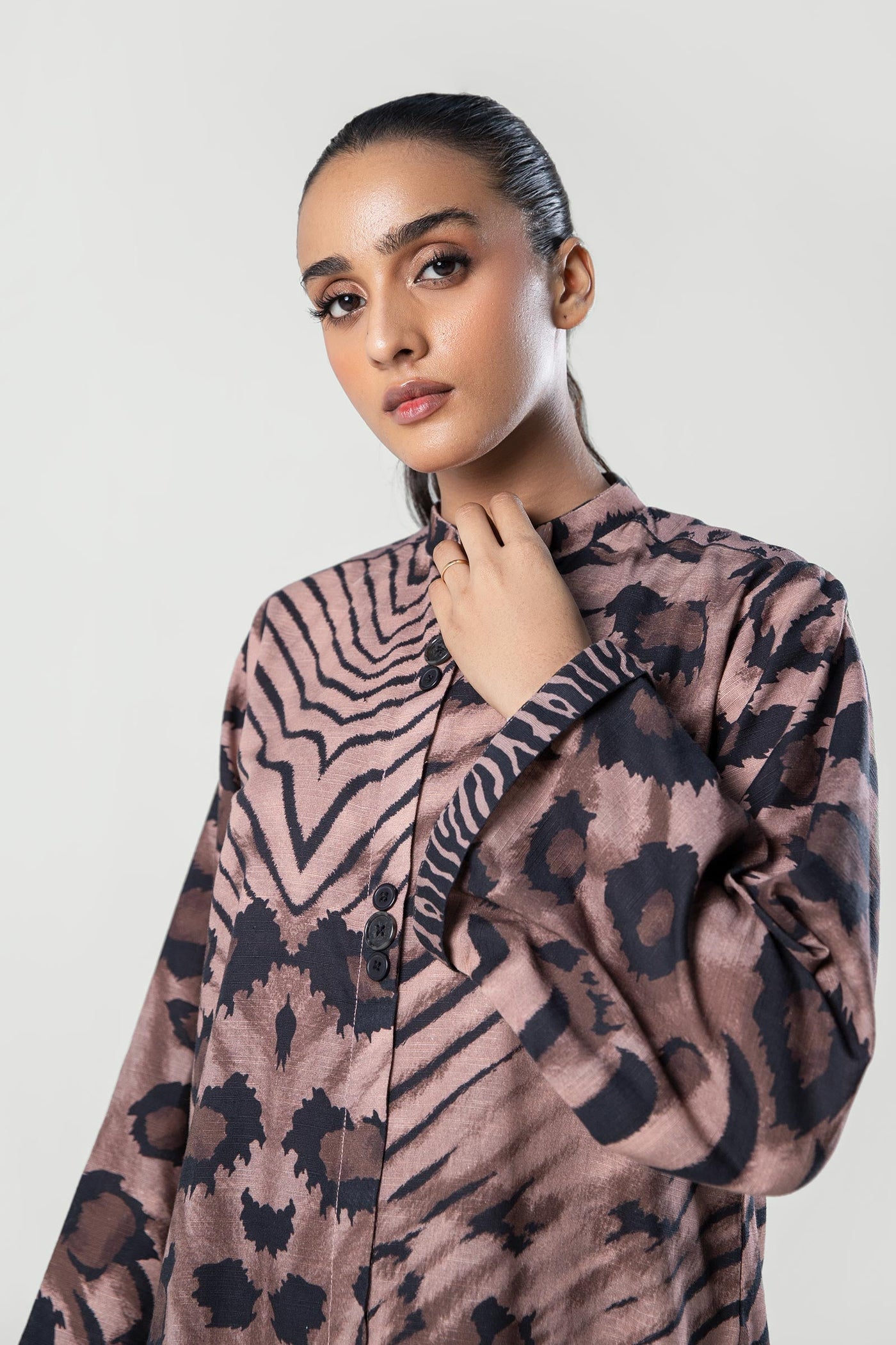 2 Pc Printed Khaddar Suit | MB-WS24-154