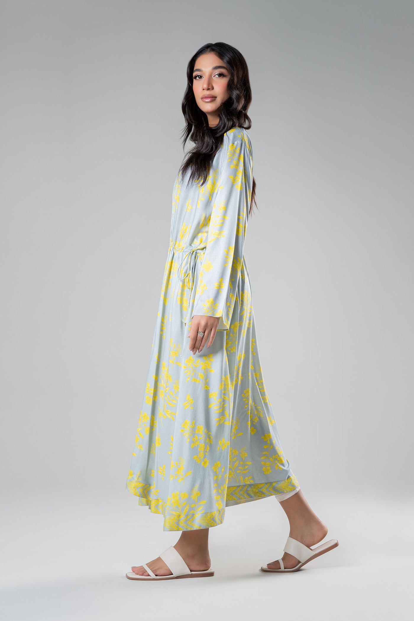 Printed Viscose Dress | MB-WS24-165