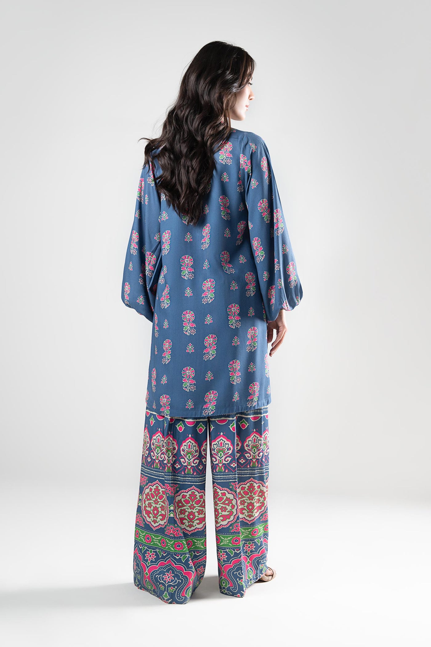 2 Pc Printed Twill Suit | MB-WS24-174