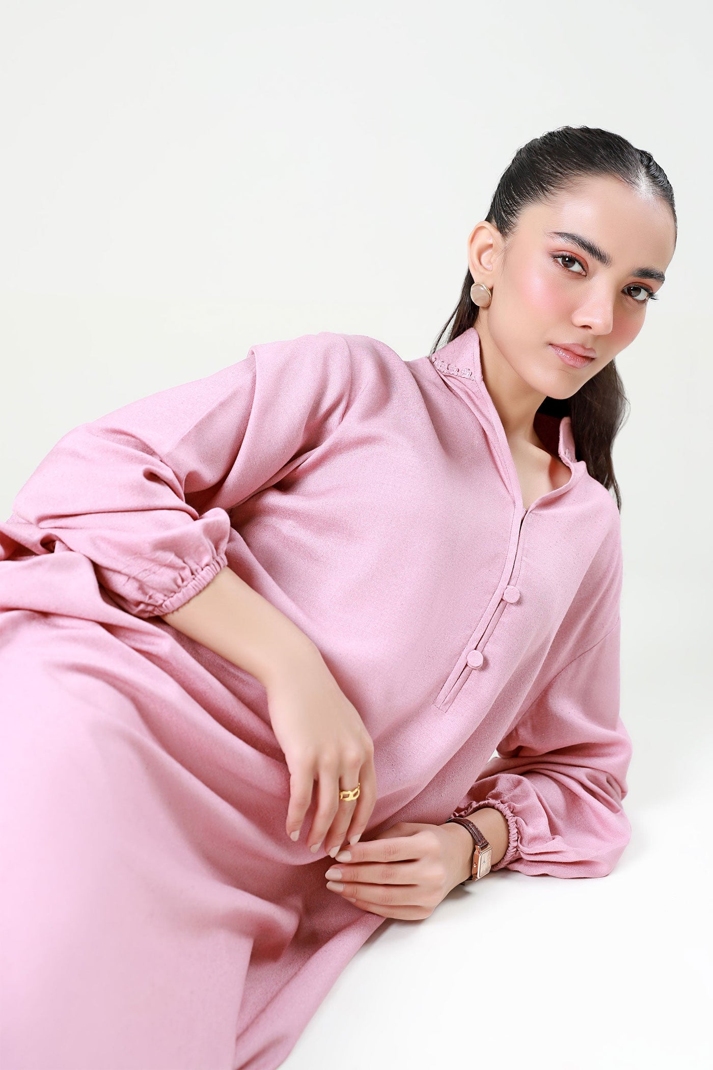 Dyed Rib Karandi Shirt | MB-WS24-24